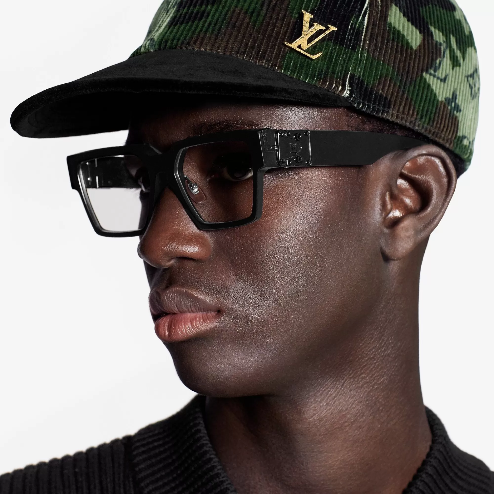Shop Louis Vuitton 1.1 Clear Millionaires Sunglasses