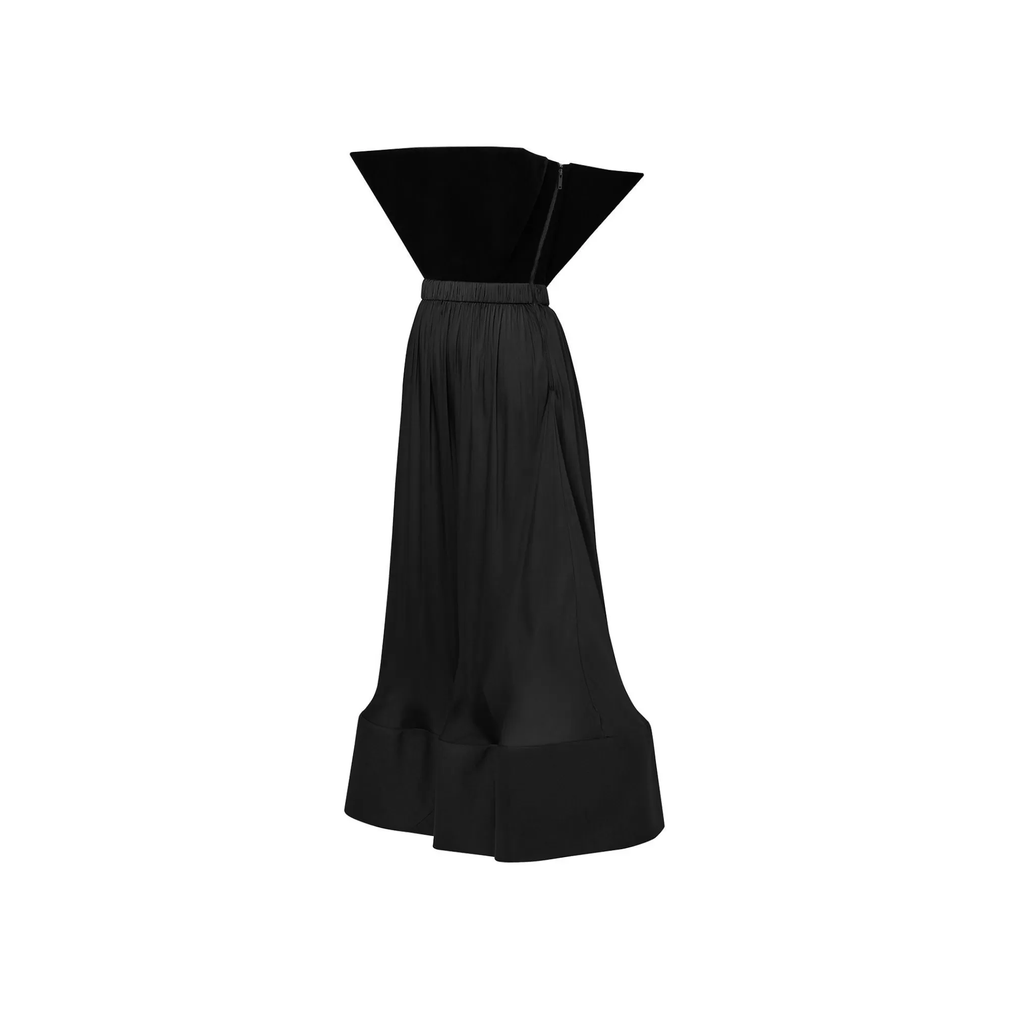 Store Louis Vuitton 3D Bustier Velvet Hem Dress