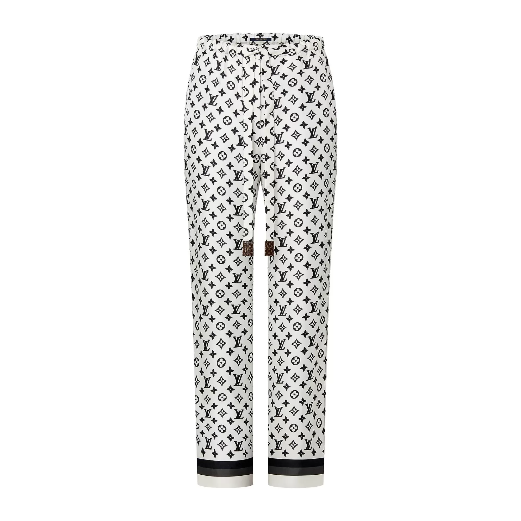 Best Sale Louis Vuitton 3D Monogram Stripe Accent Pajama Pants