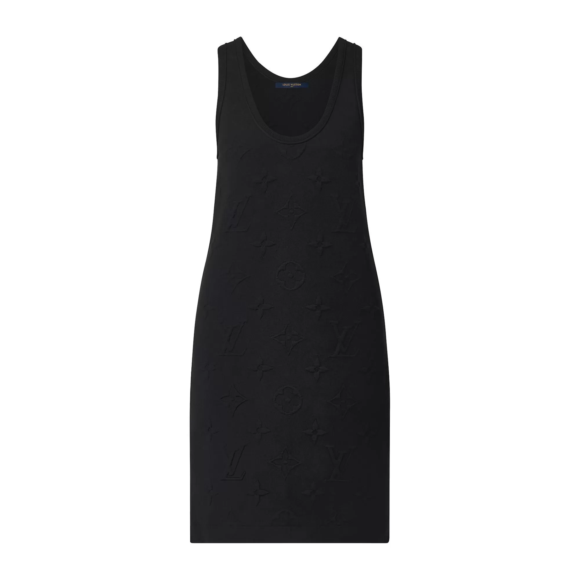 Sale Louis Vuitton 3D Monogram Tank Dress Noir Blanc