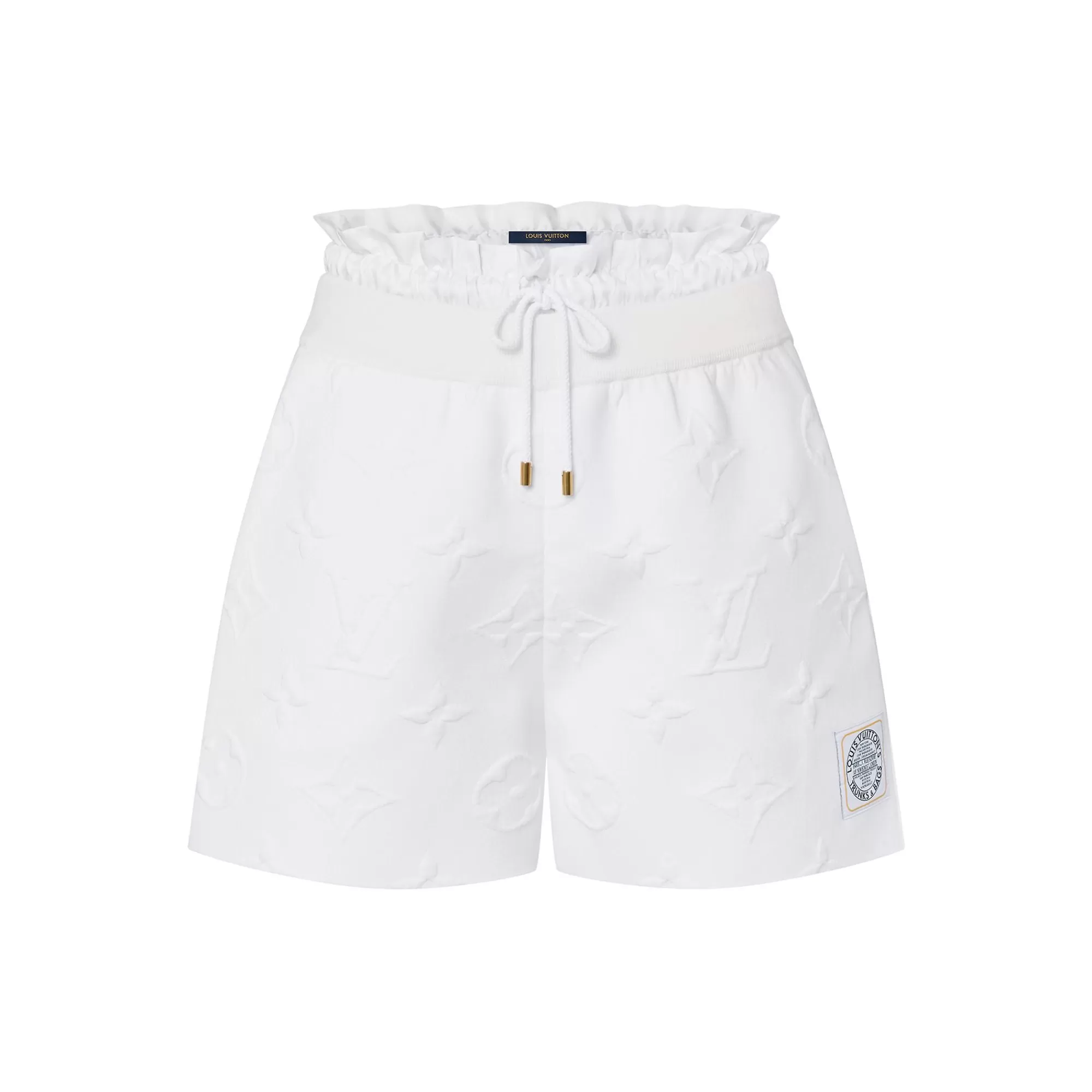 Shop Louis Vuitton 3D Monogram Trompe L'Oeil Mini Shorts