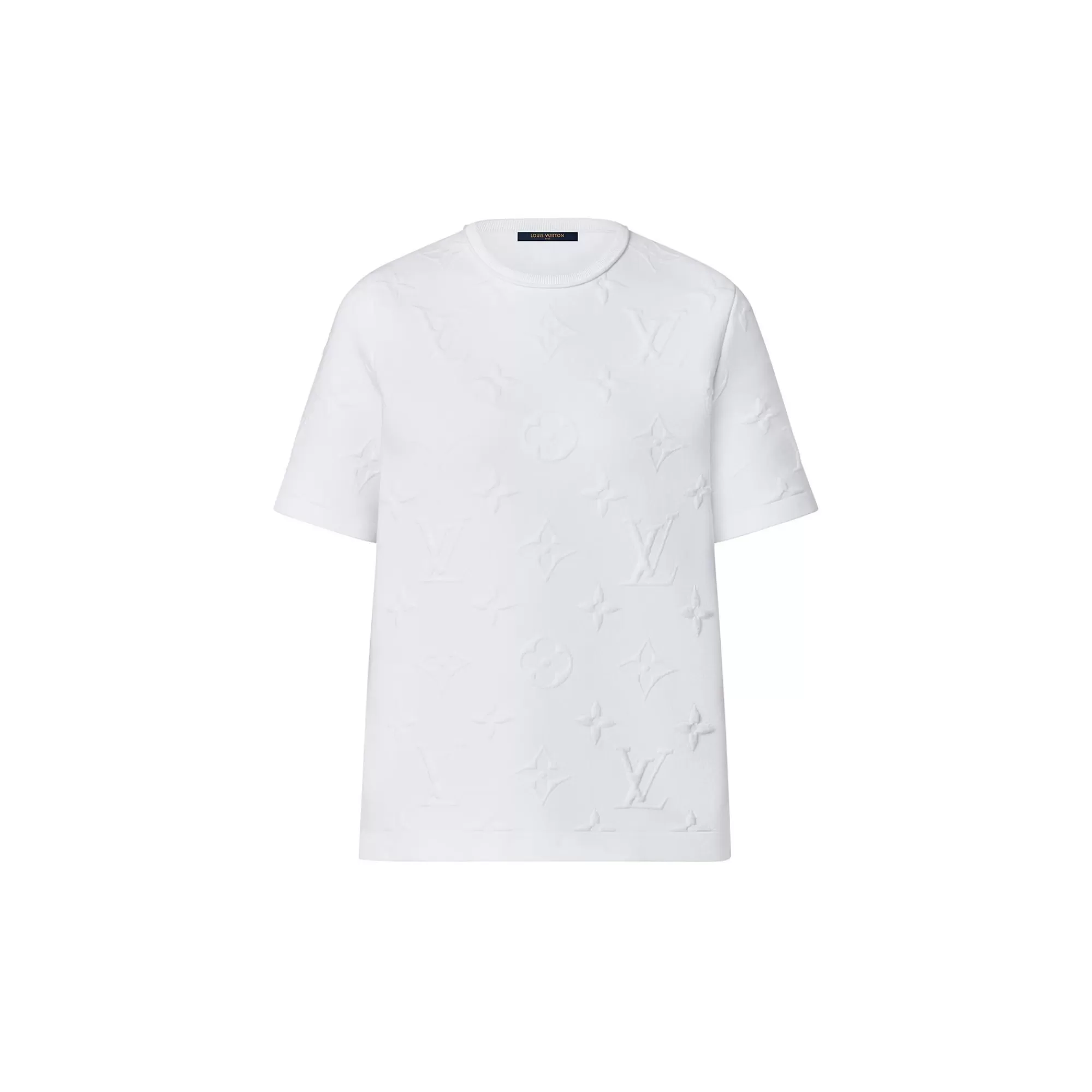 Shop Louis Vuitton 3D Monogram T-Shirt White