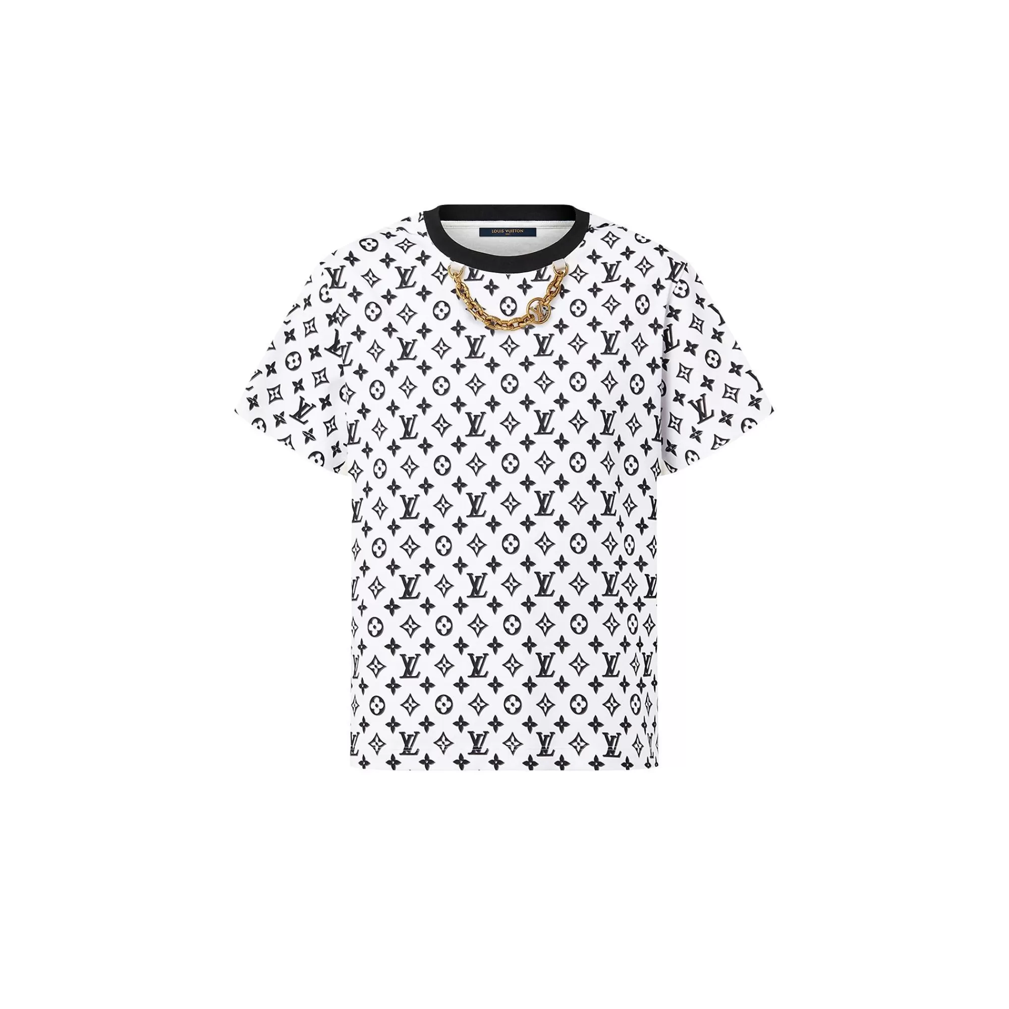 Best Louis Vuitton 3D Monogram T-Shirt White