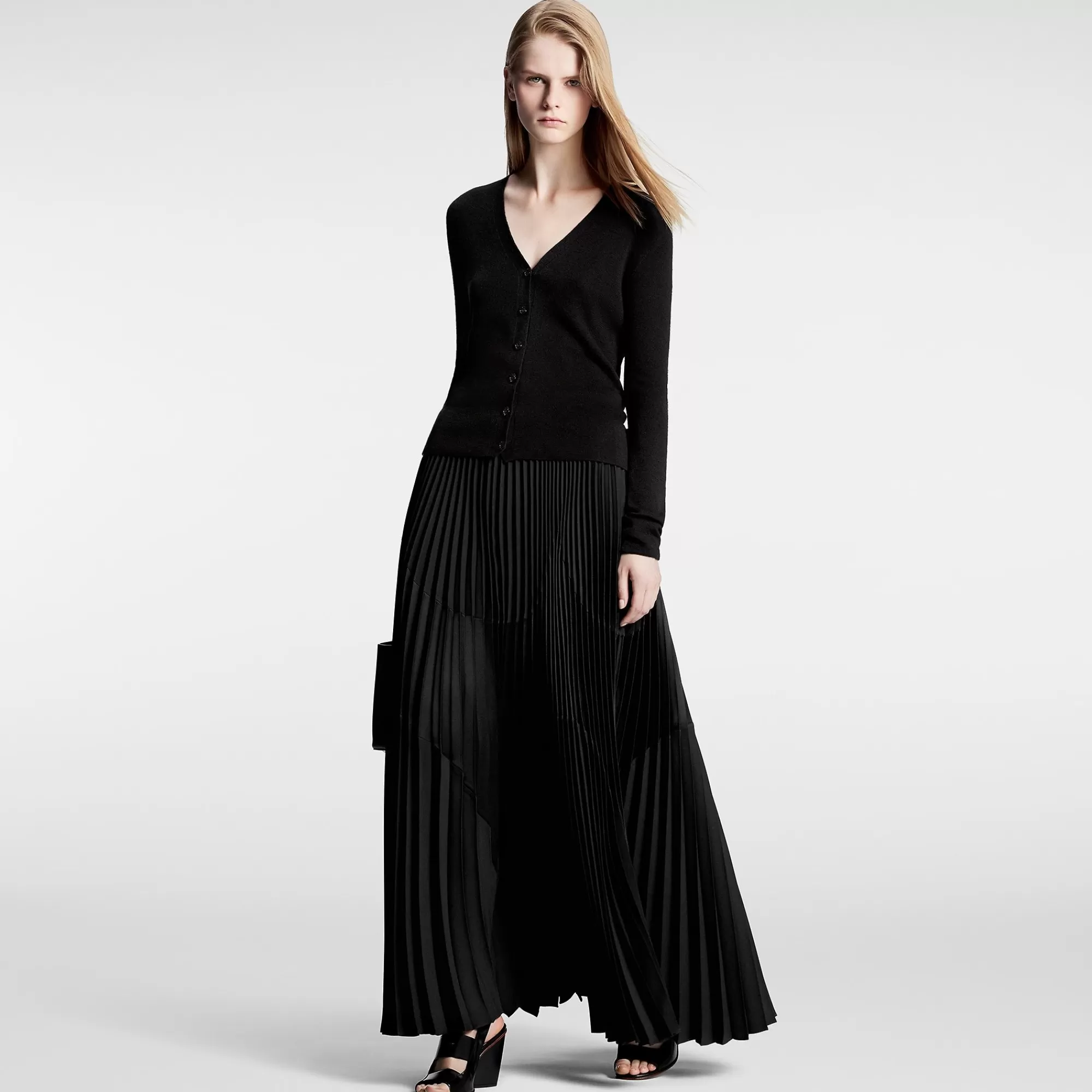 Store Louis Vuitton Abstract Insert Pleated Skirt