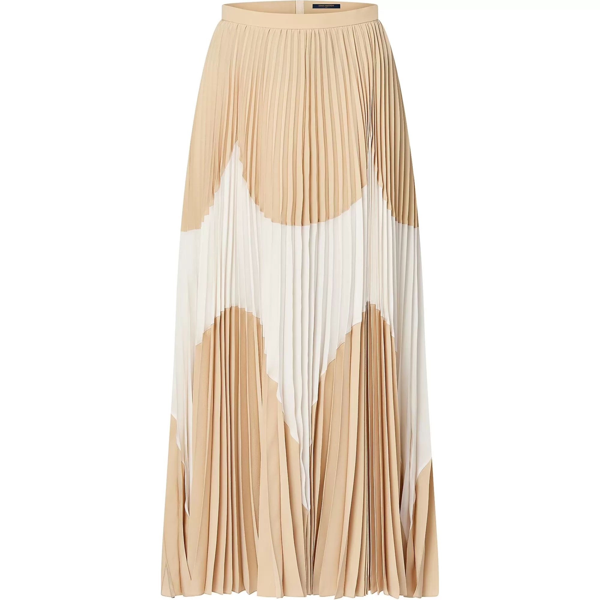 New Louis Vuitton Abstract Insert Pleated Skirt