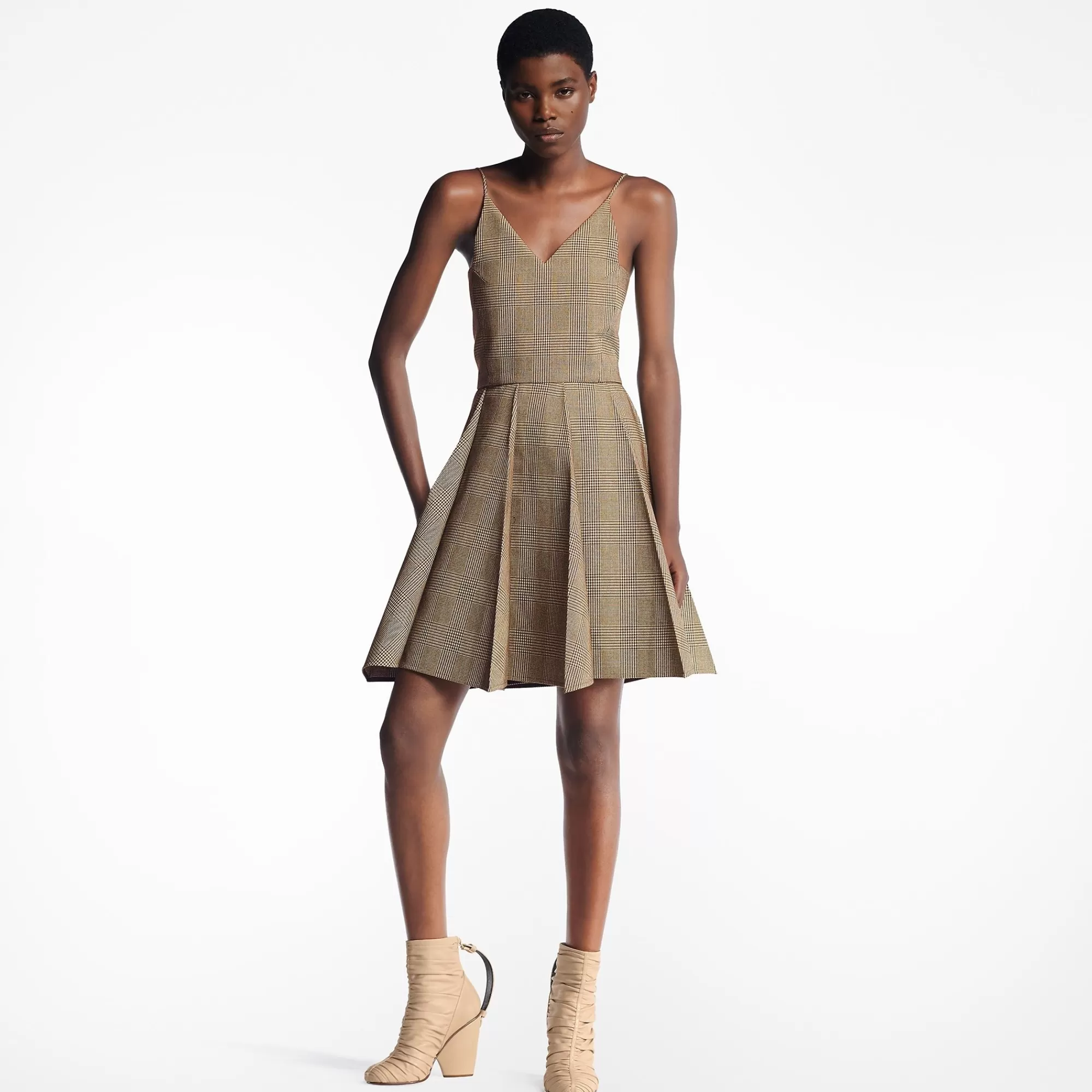 Outlet Louis Vuitton A-Line Pleated Dress