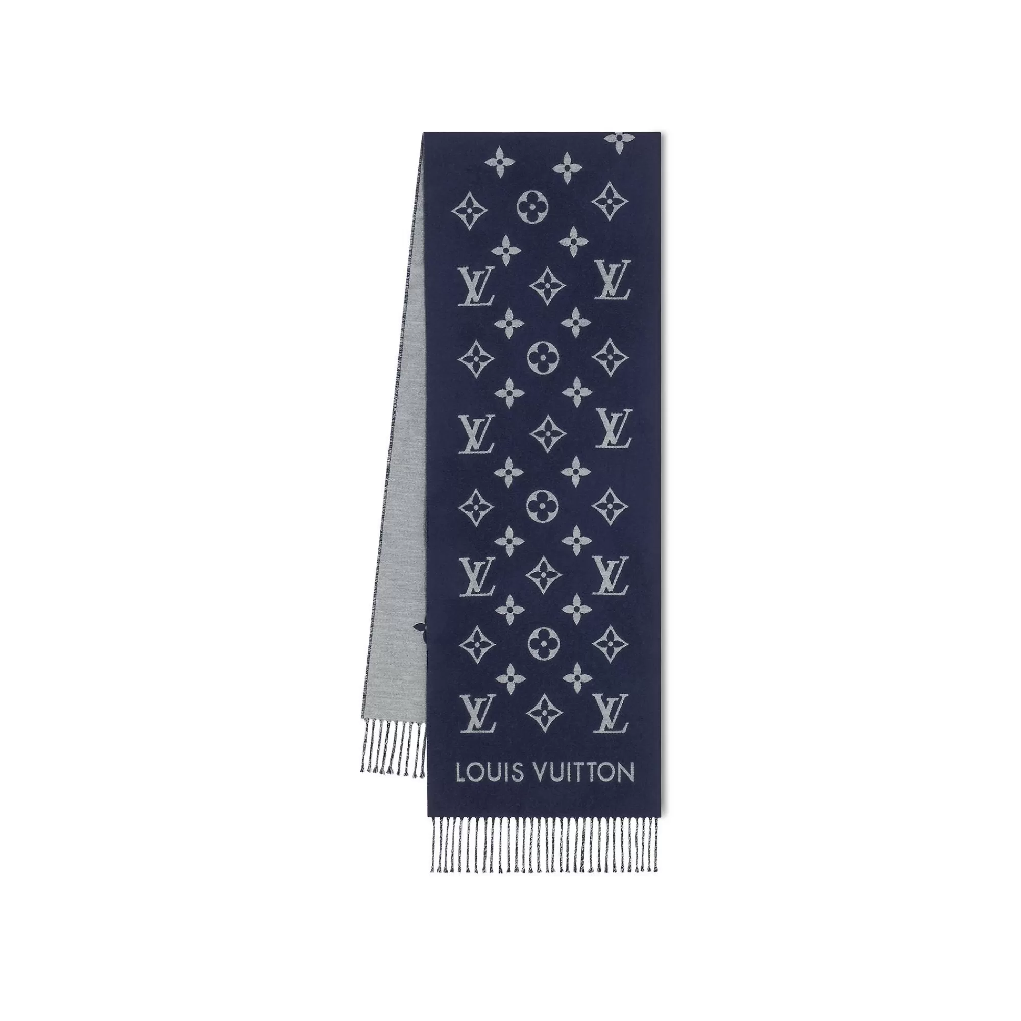 Hot Louis Vuitton All About Mng Scarf Navy Blue