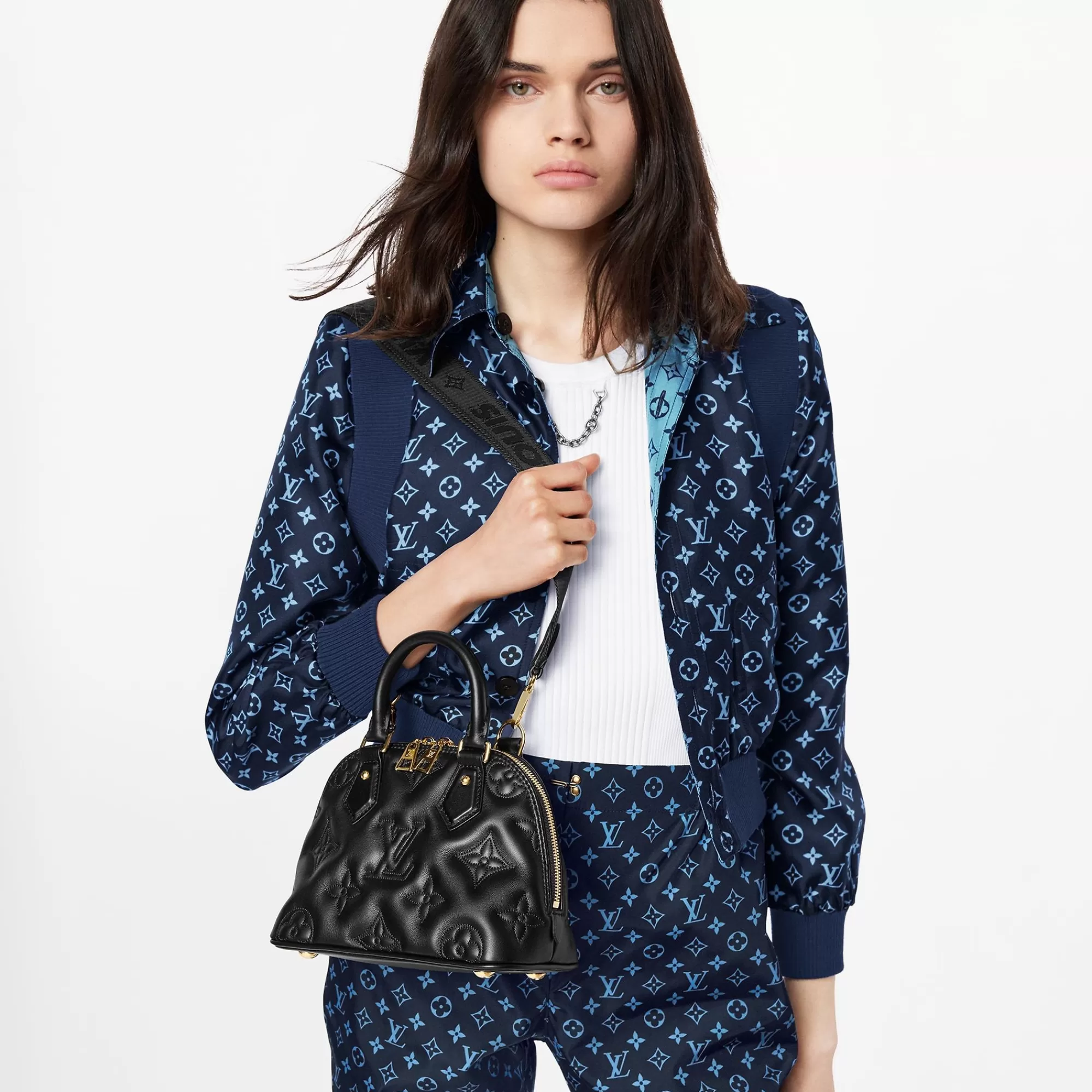 Shop Louis Vuitton Alma Bb Black