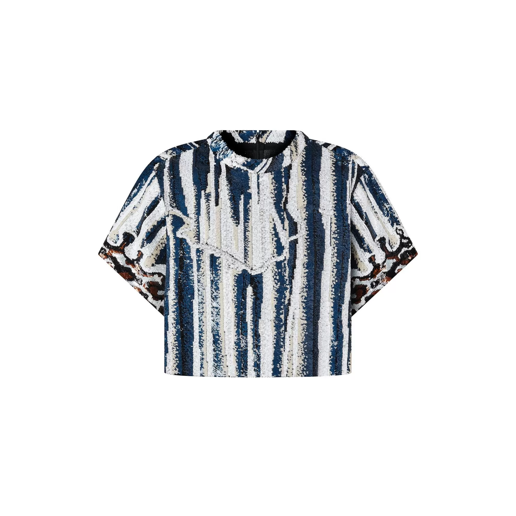 Discount Louis Vuitton Animal Sequin Crop Top