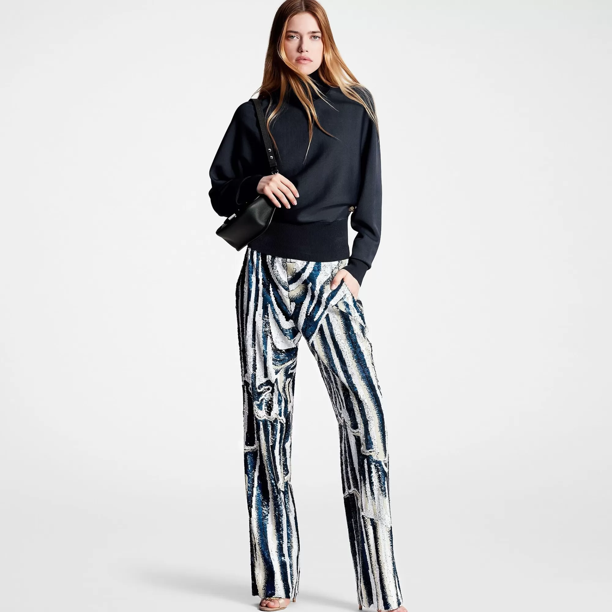 Clearance Louis Vuitton Animal Sequin Pants