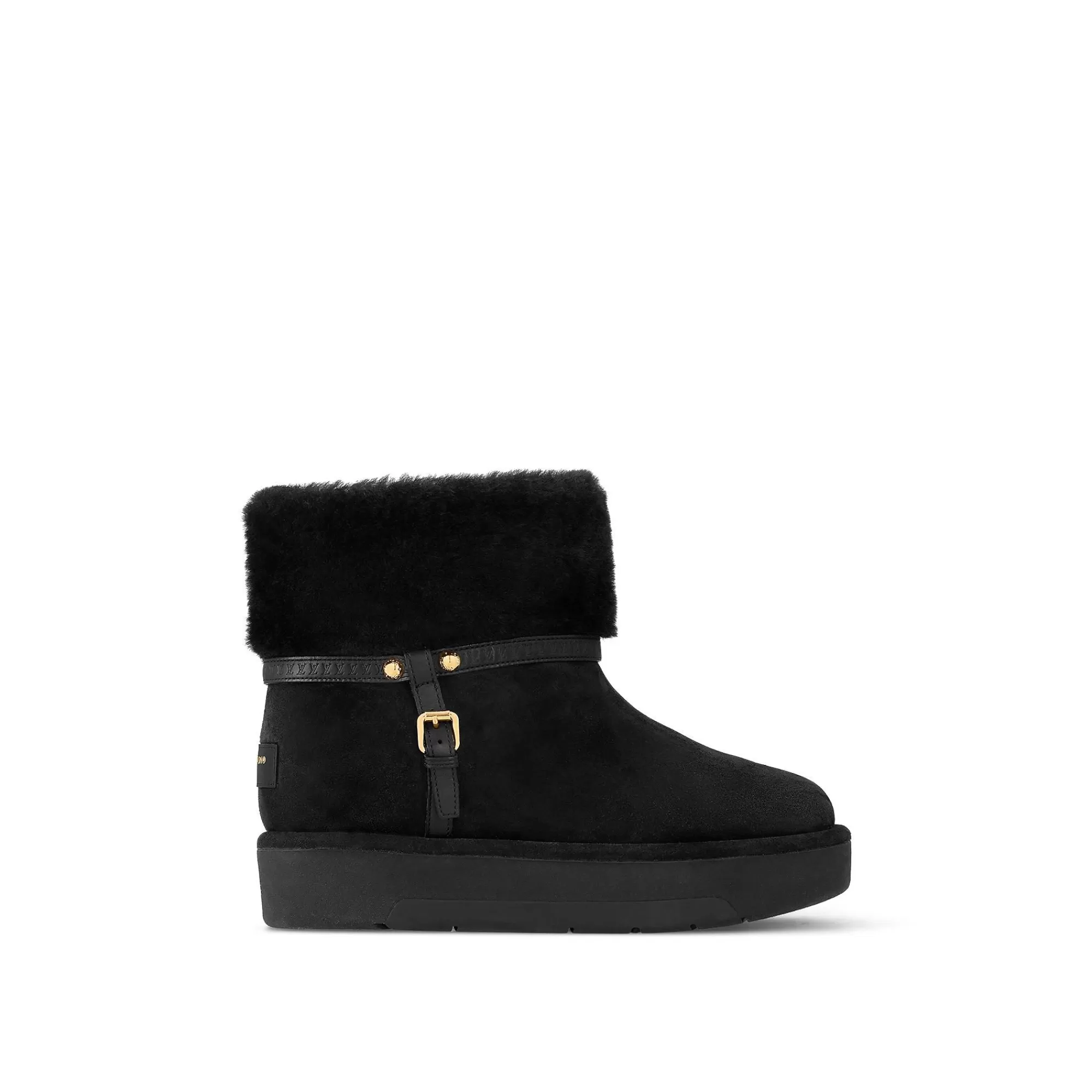 New Louis Vuitton Aspen Platform Ankle Boot Black