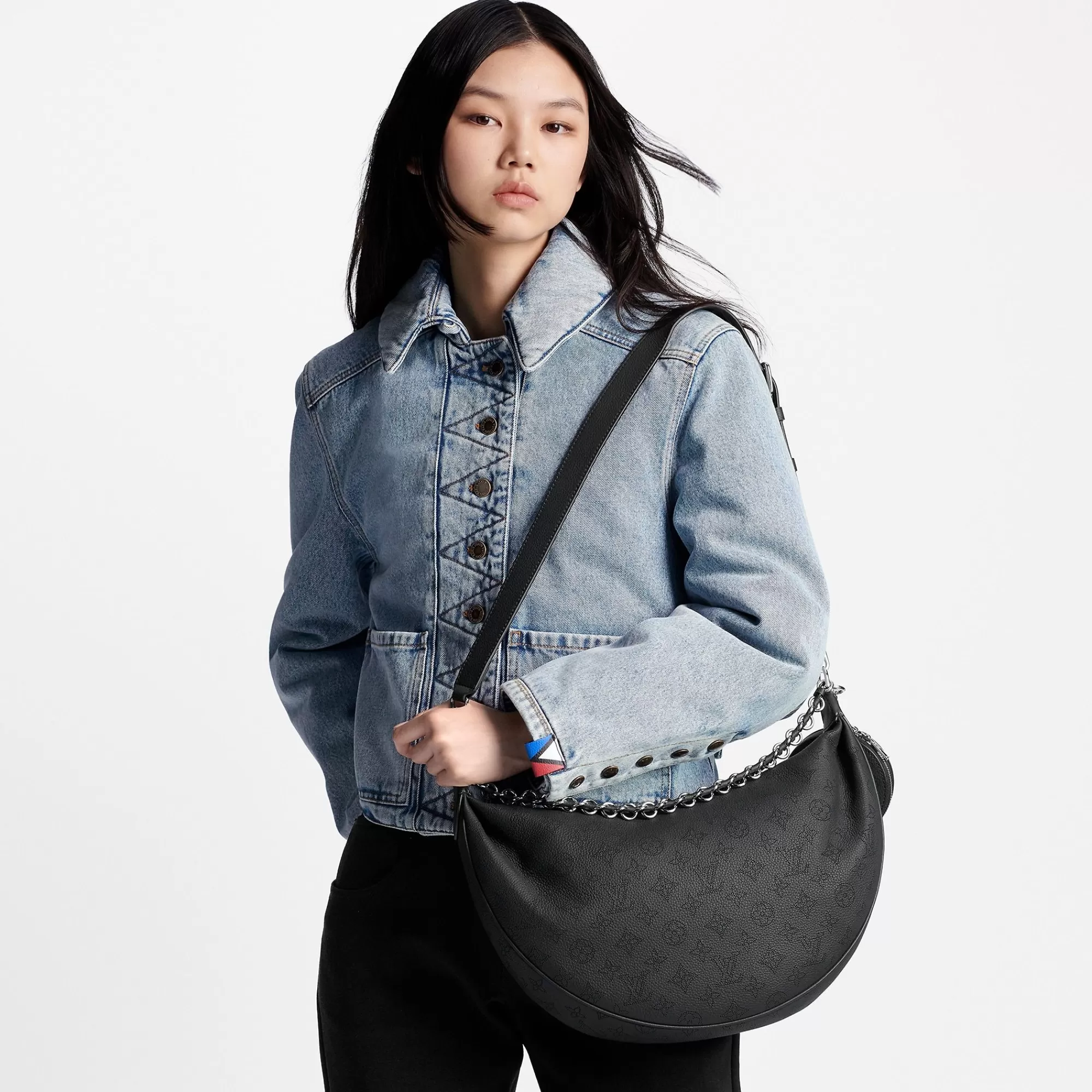 Shop Louis Vuitton Baia Mm Black