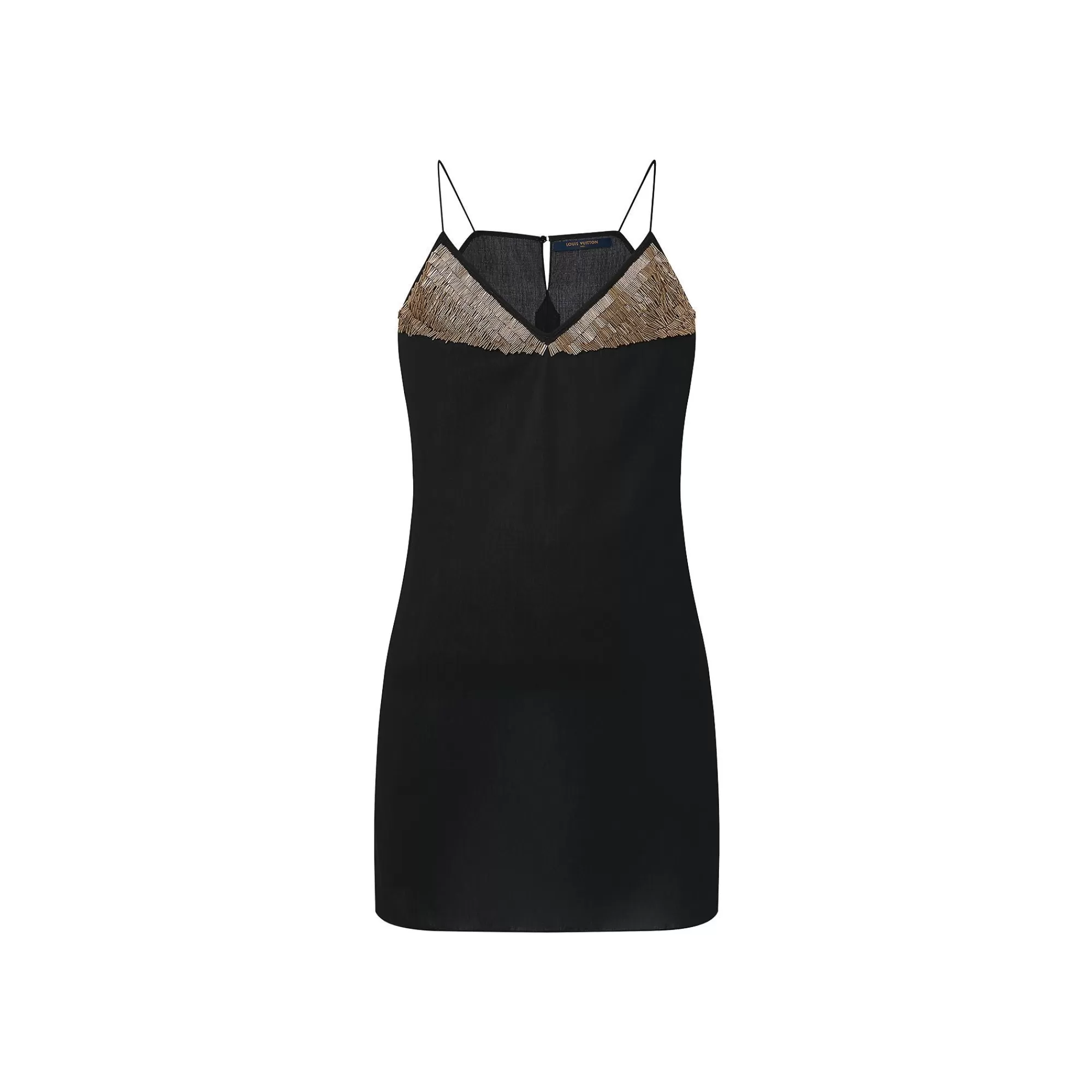 New Louis Vuitton Bead Embroidery Slip Dress