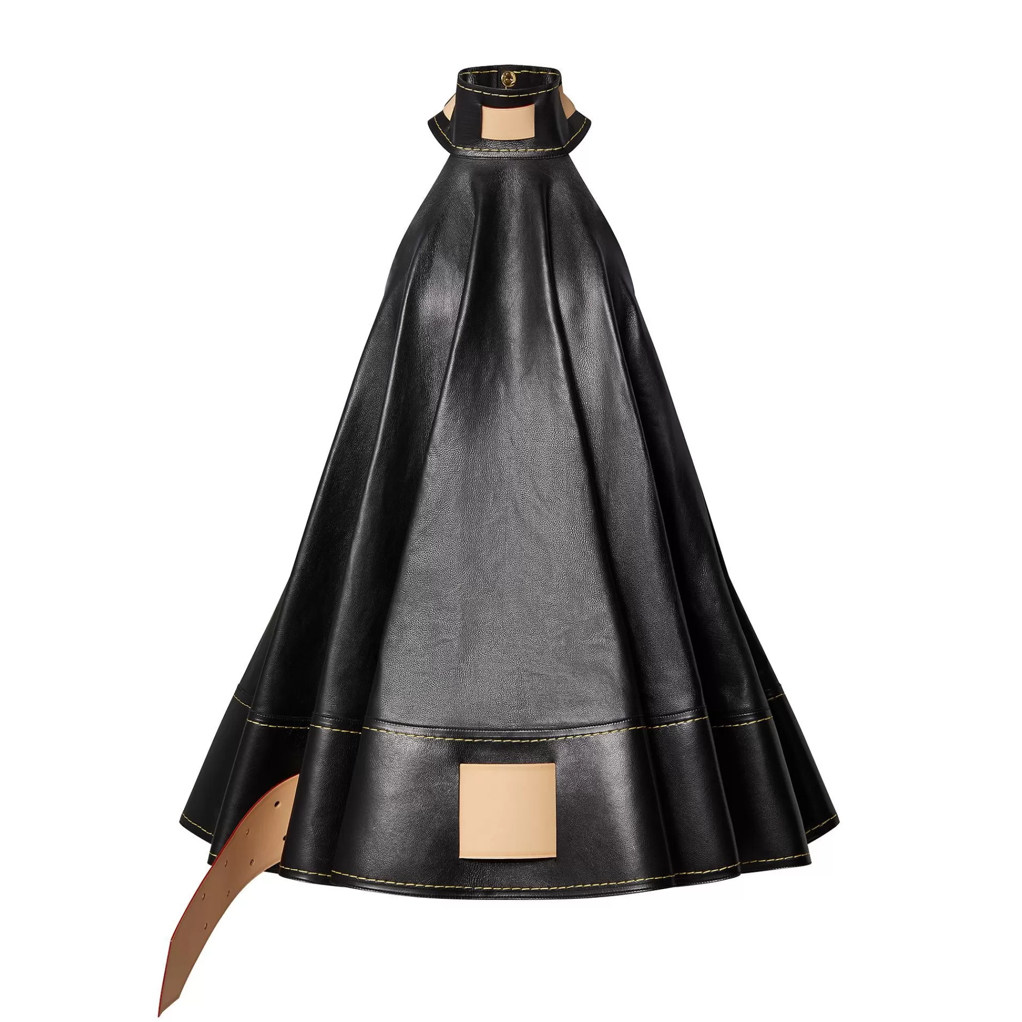 Discount Louis Vuitton Belted Calfskin Tent Dress