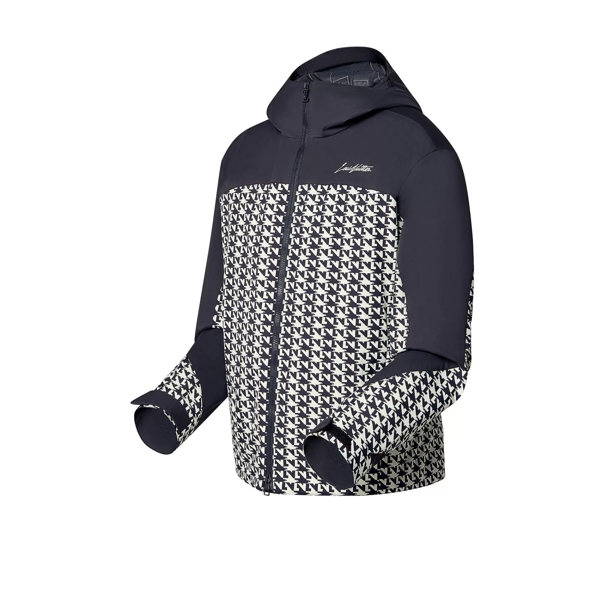 Discount Louis Vuitton Bicolor Padded Hooded Blouson