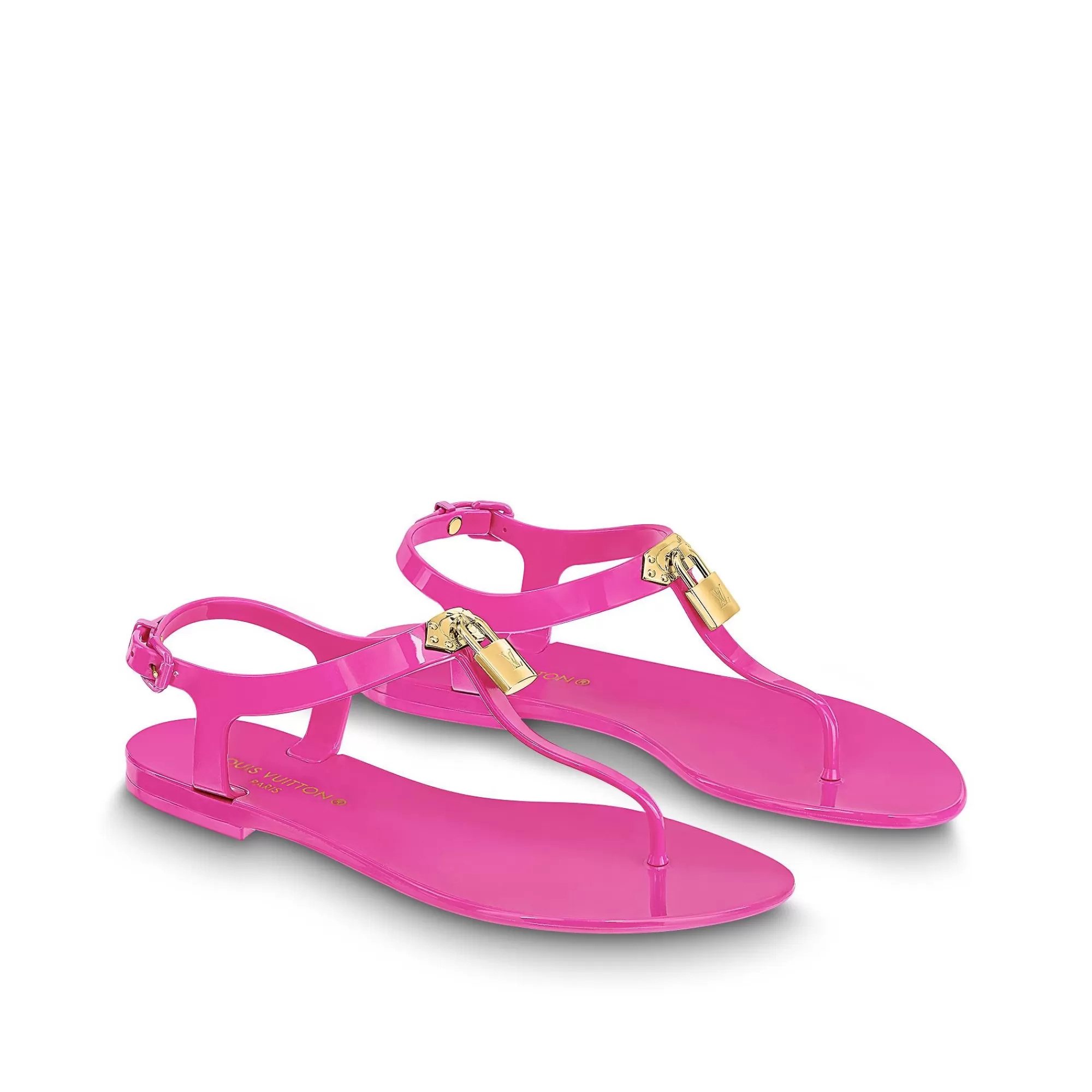 Flash Sale Louis Vuitton Bikini Flat Sandal Fuchsia