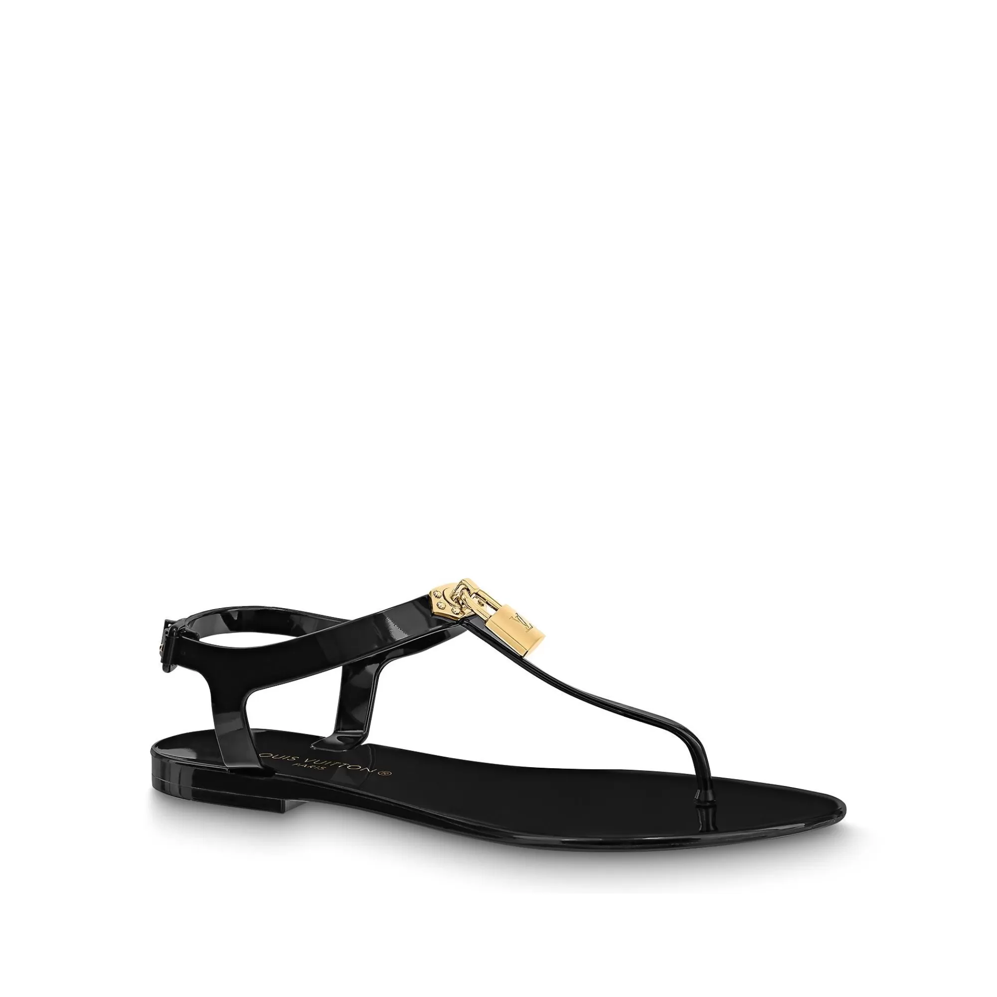 Best Louis Vuitton Bikini Flat Sandal Black