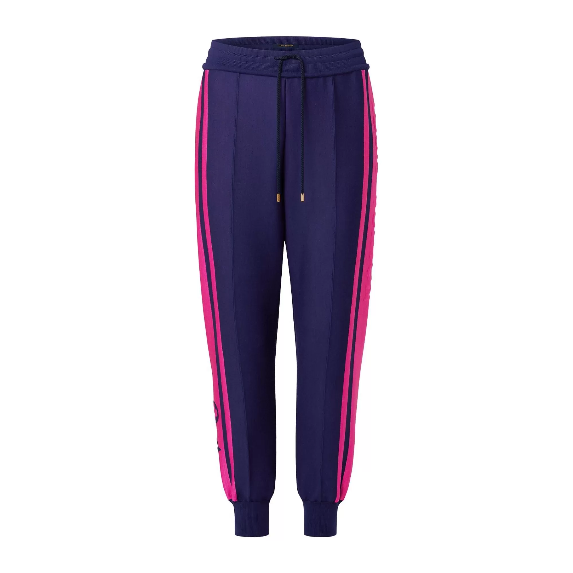 Fashion Louis Vuitton Block Knit Jogging Pants