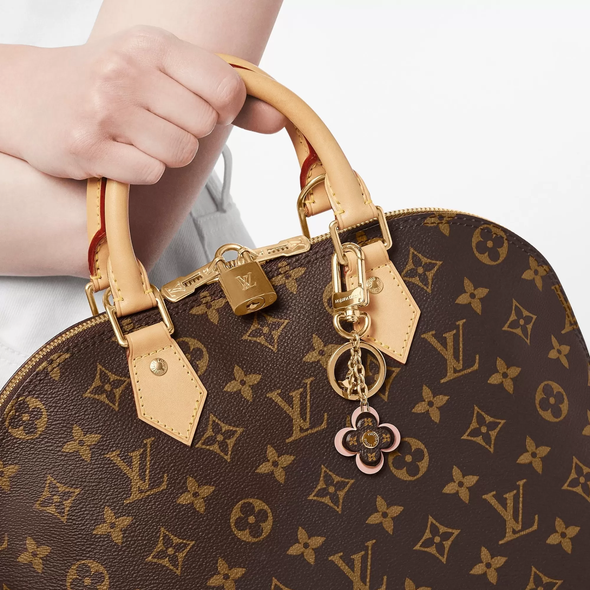 Best Sale Louis Vuitton Blooming Flowers Bb Bag Charm And Key Holder