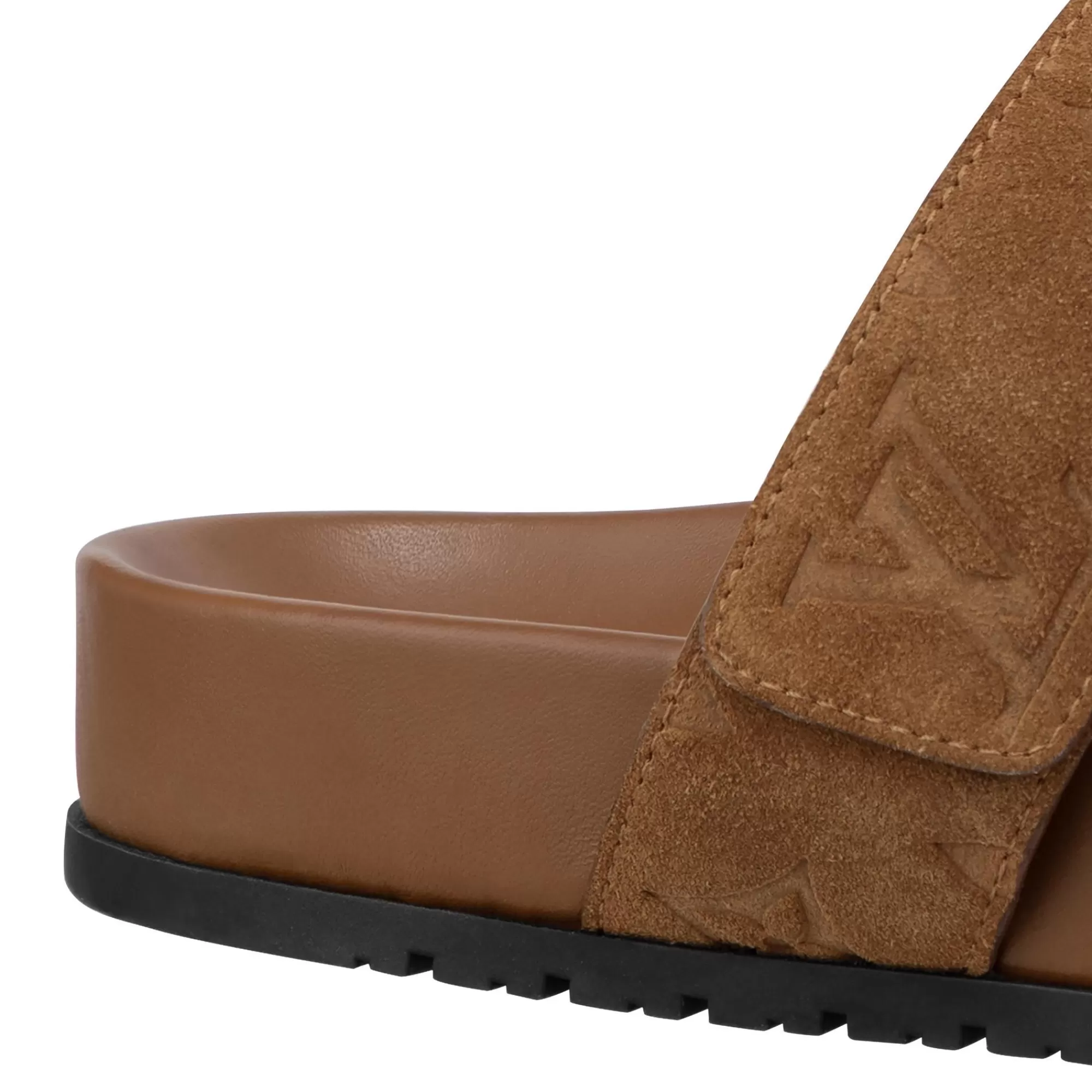 Shop Louis Vuitton Bom Dia Flat Comfort Mule Cognac