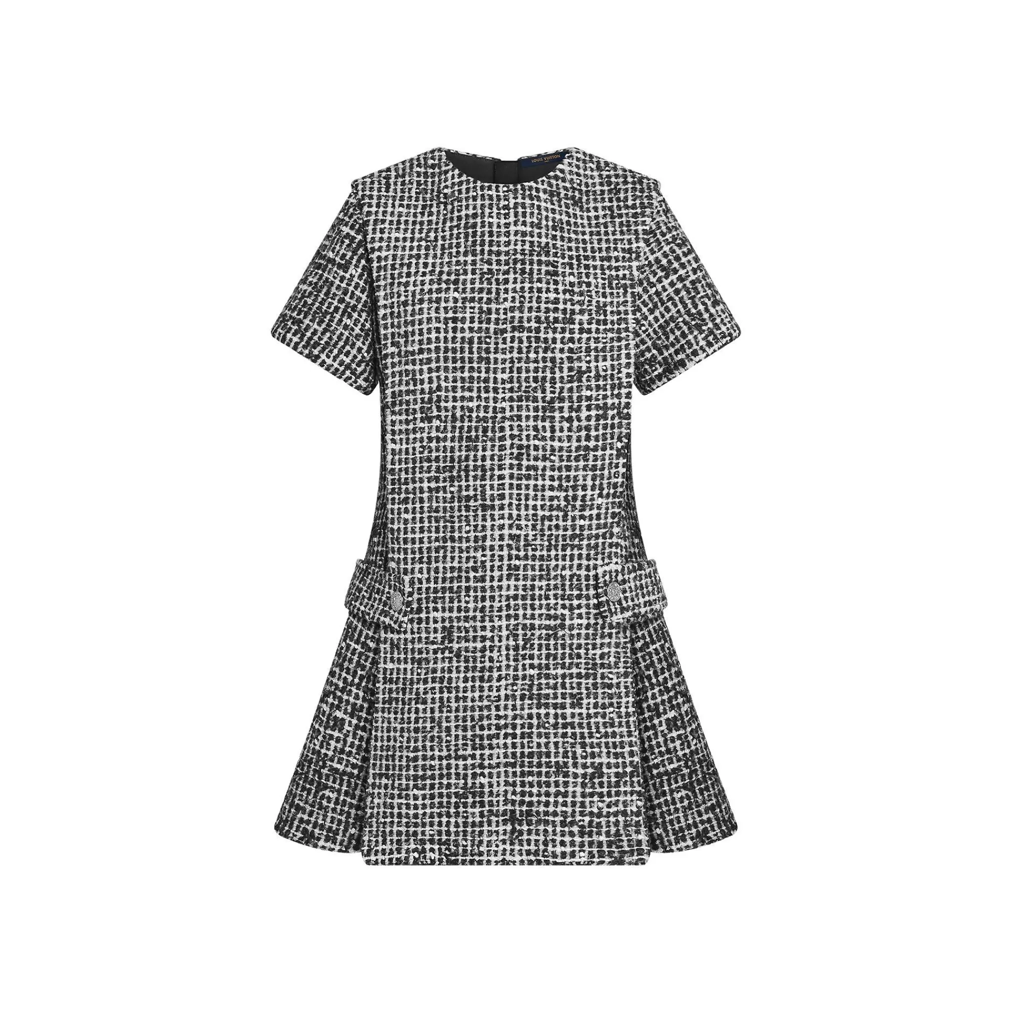 Flash Sale Louis Vuitton Bouclette Tweed Apron Dress