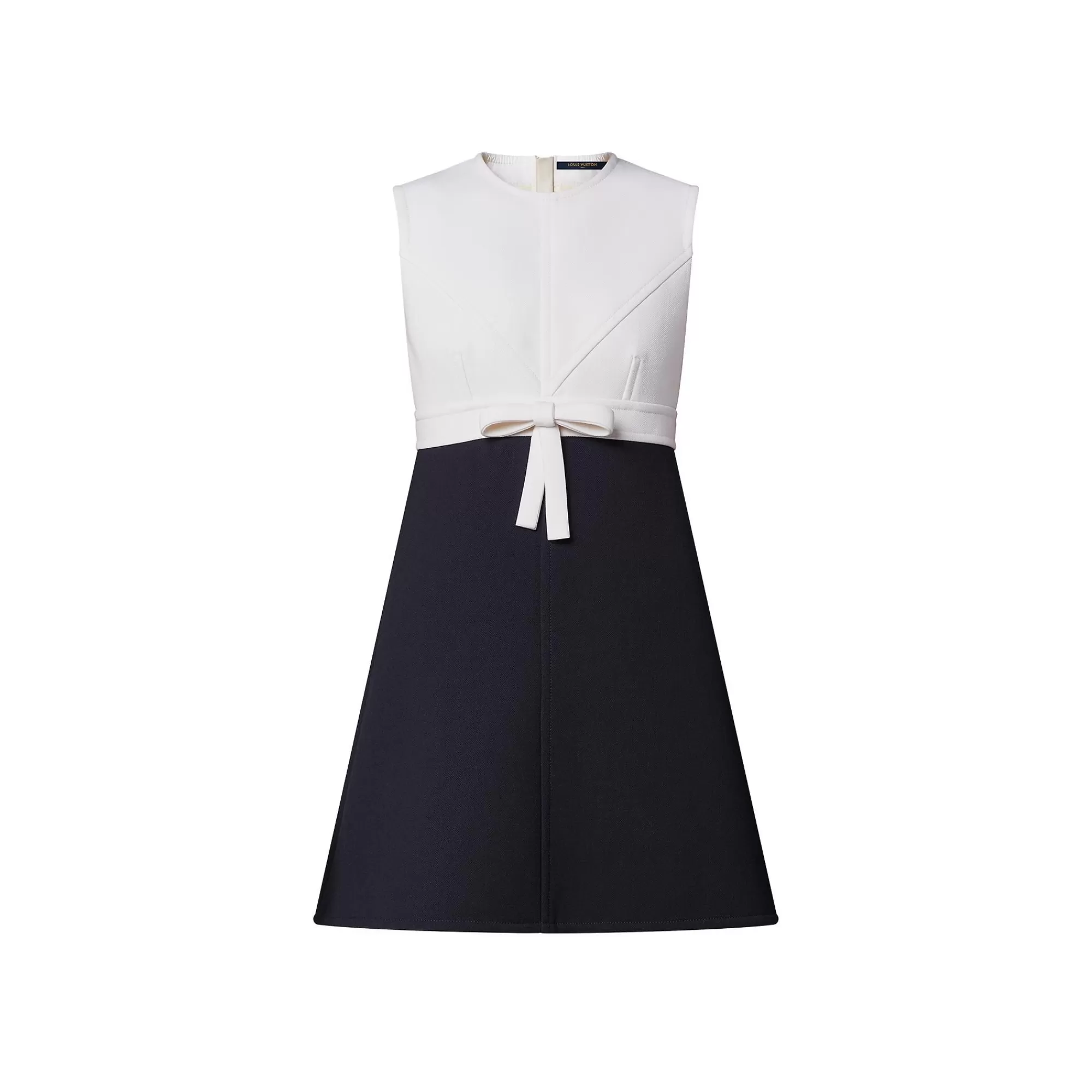 Best Sale Louis Vuitton Bow Detail A-Line Dress