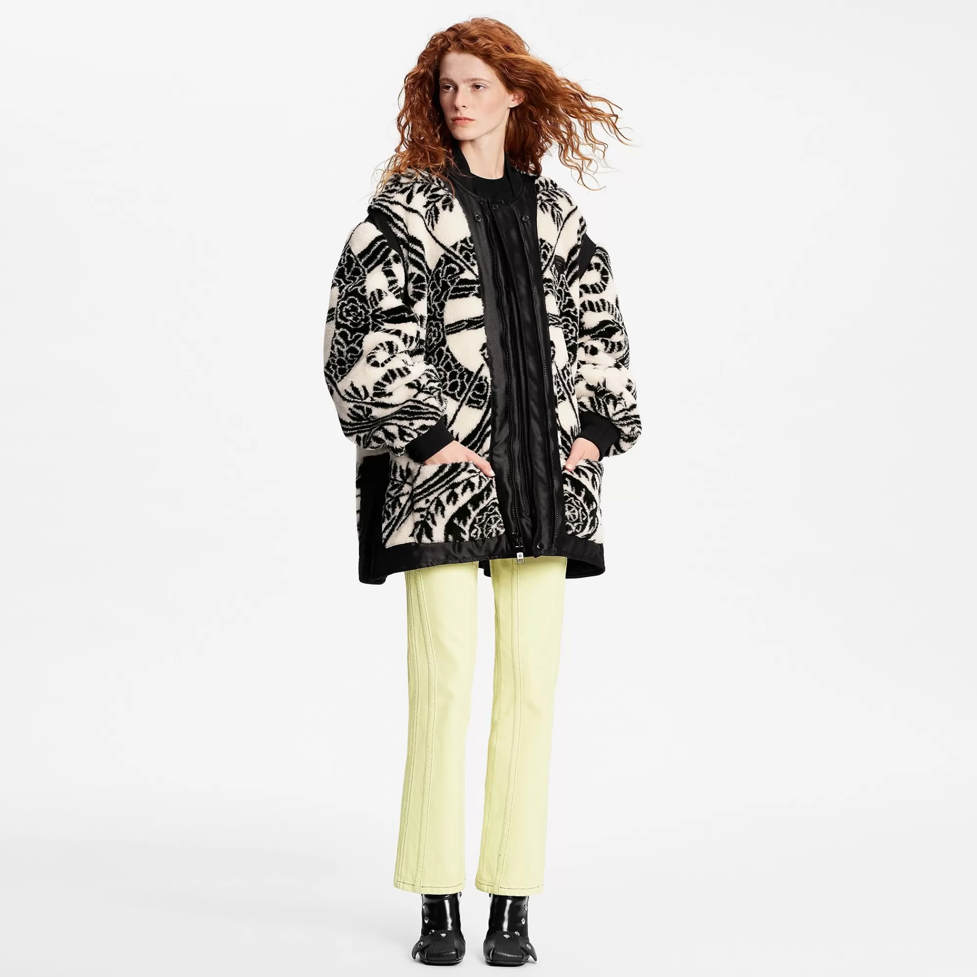 Store Louis Vuitton Bow Jacquard Fleece Jacket
