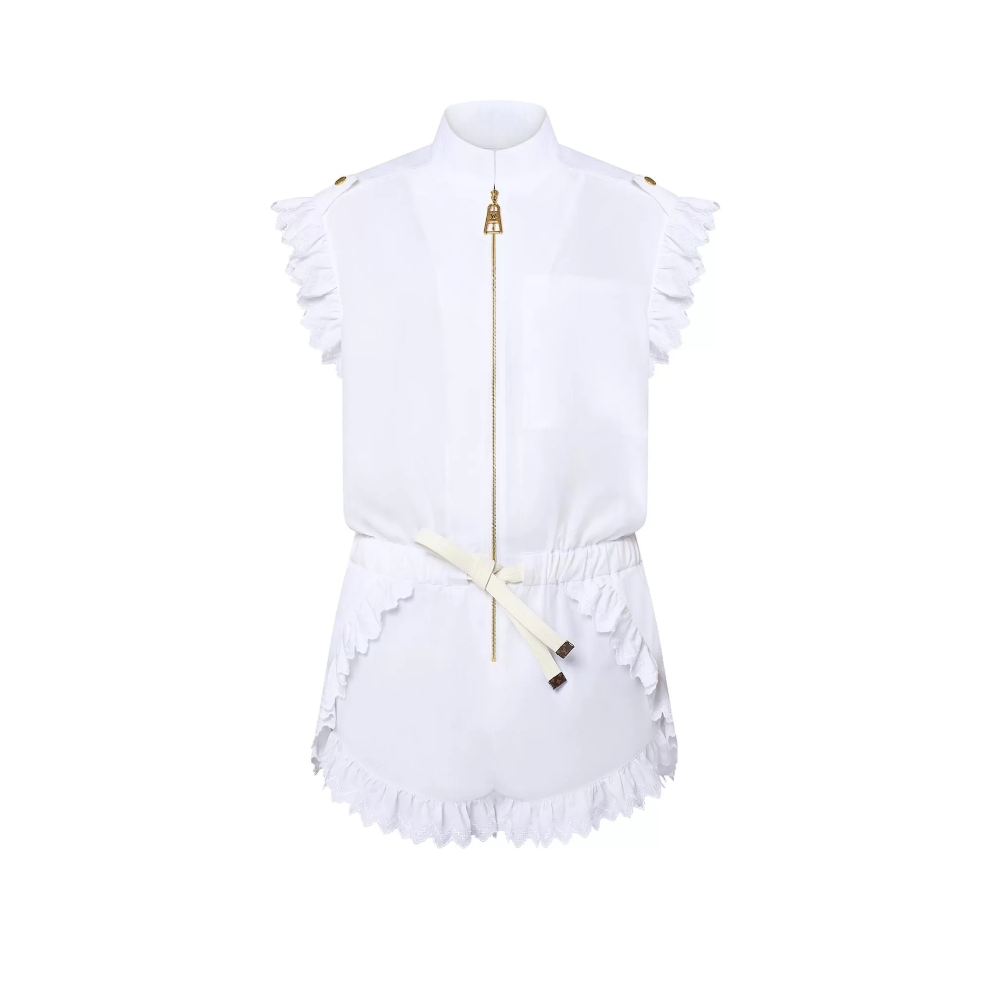 Hot Louis Vuitton Broderie Anglaise Playsuit