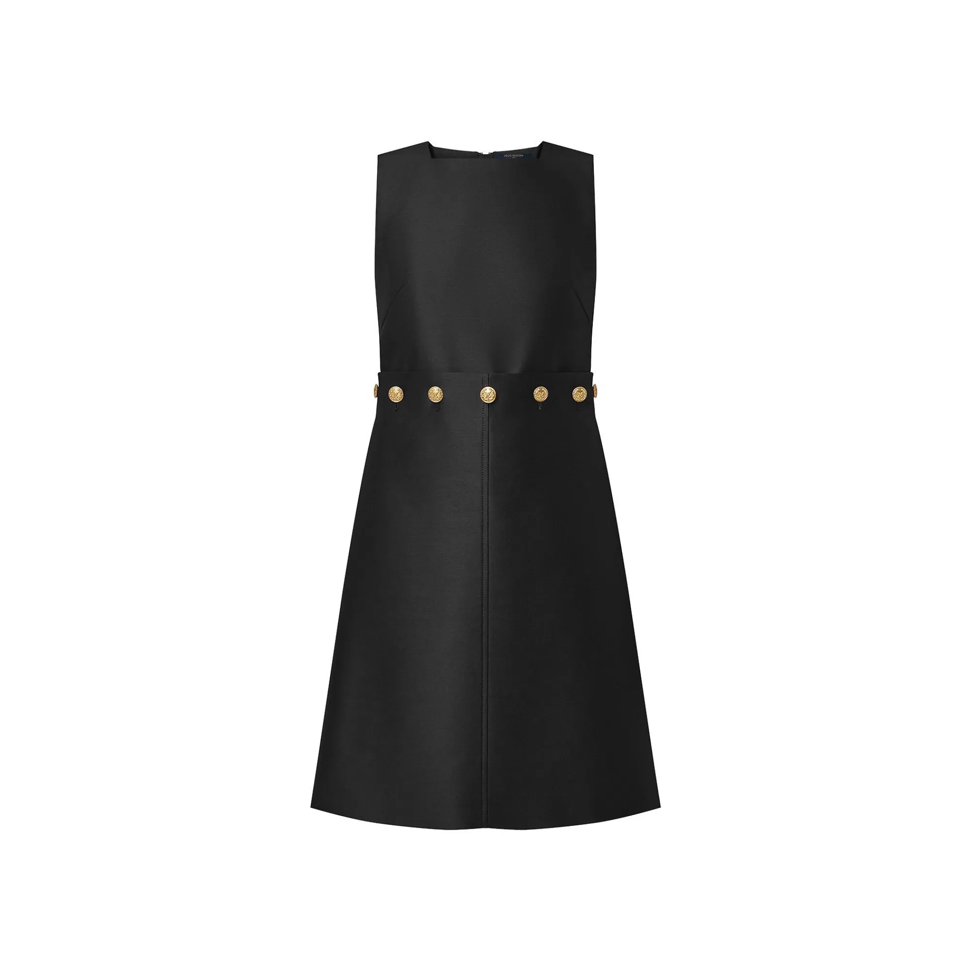 Clearance Louis Vuitton Button Waist Mikado Dress