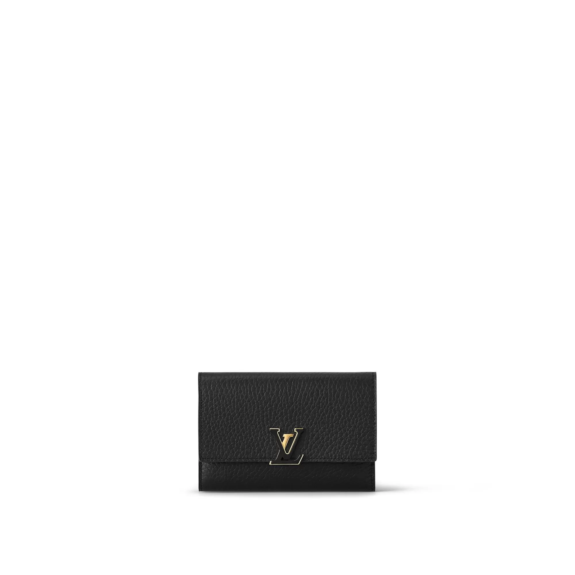 Flash Sale Louis Vuitton Capucines Compact Wallet Black Pink