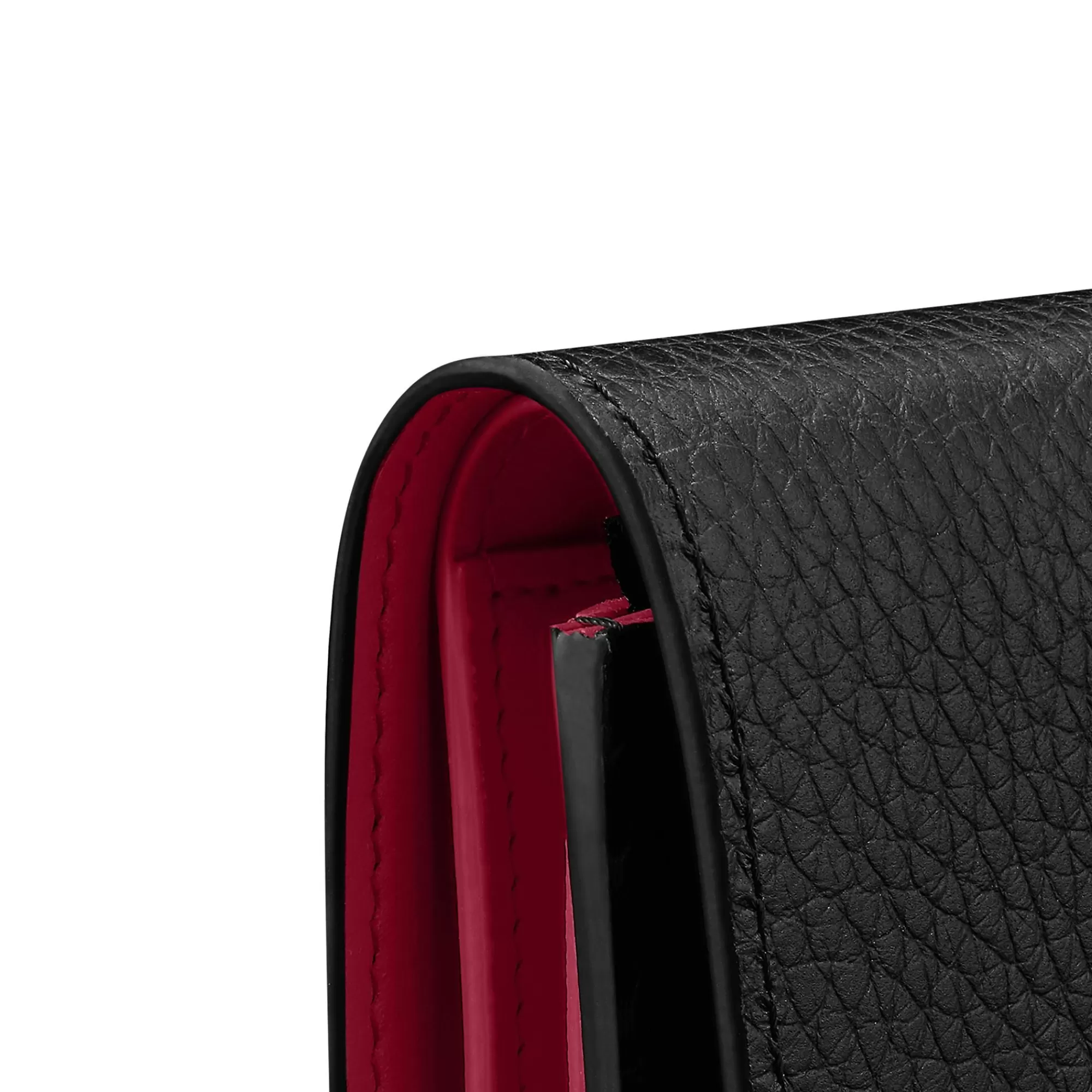 Flash Sale Louis Vuitton Capucines Compact Wallet Black Pink