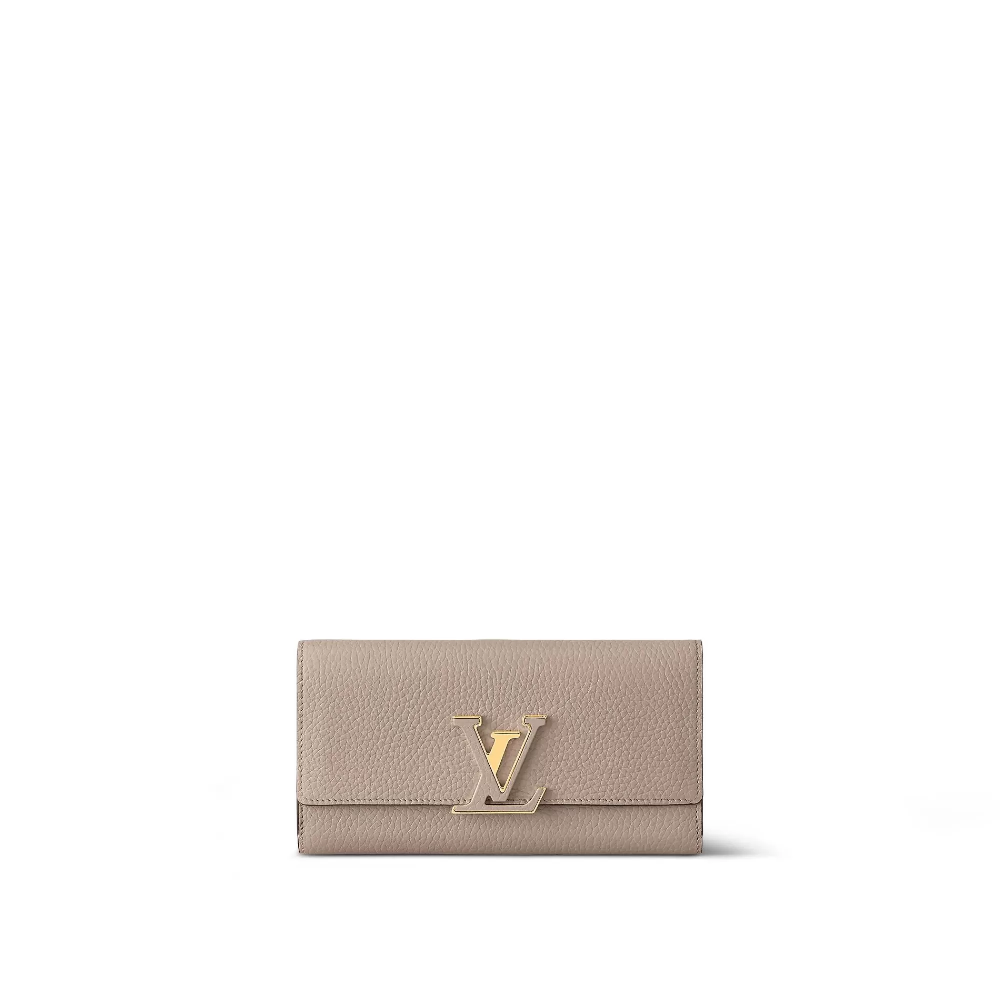 Shop Louis Vuitton Capucines Wallet Pebble