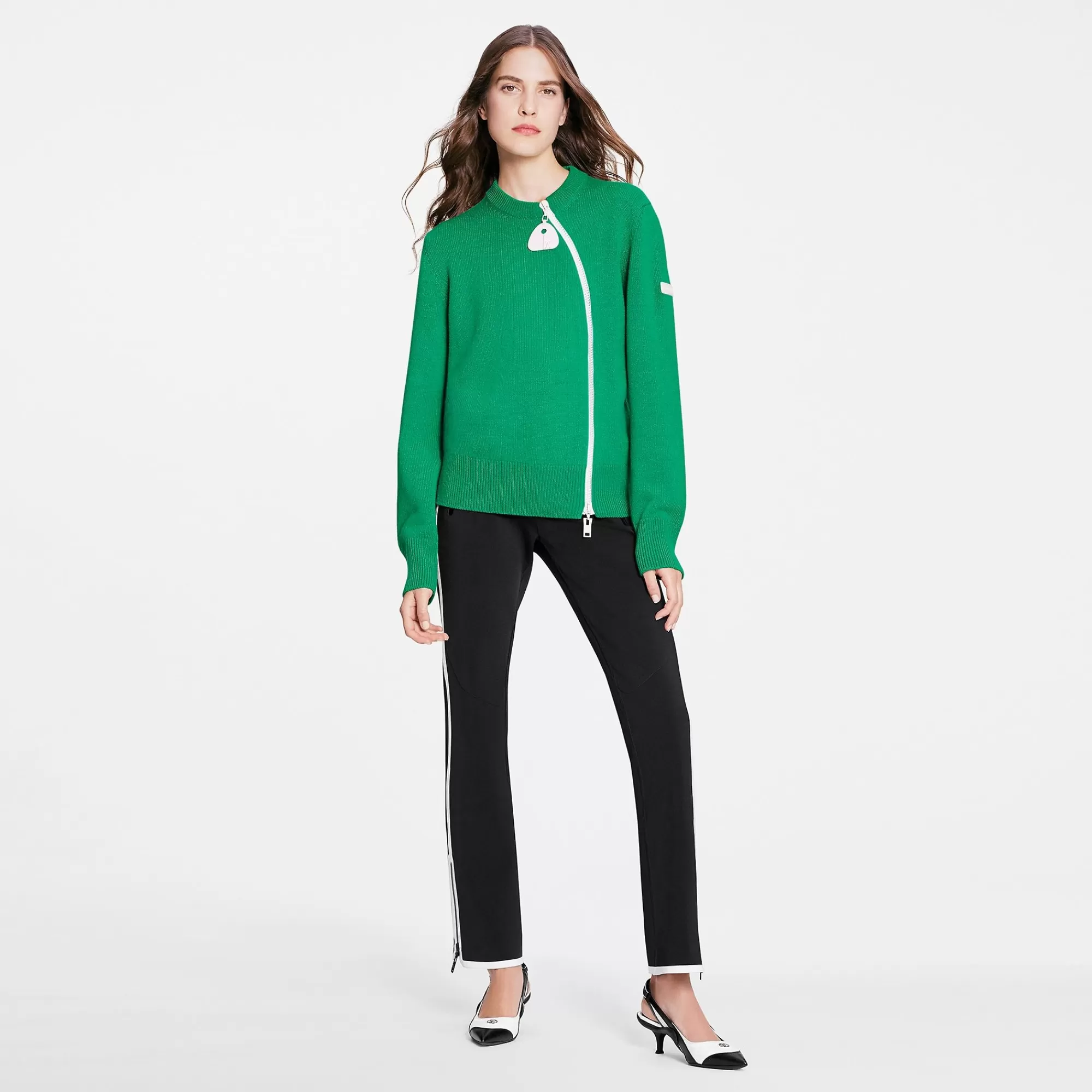 Clearance Louis Vuitton Cashmere Zipper Sweater