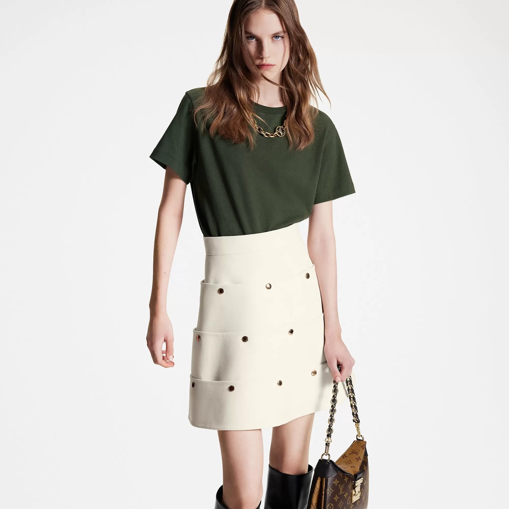 Shop Louis Vuitton Chain Detail T-Shirt