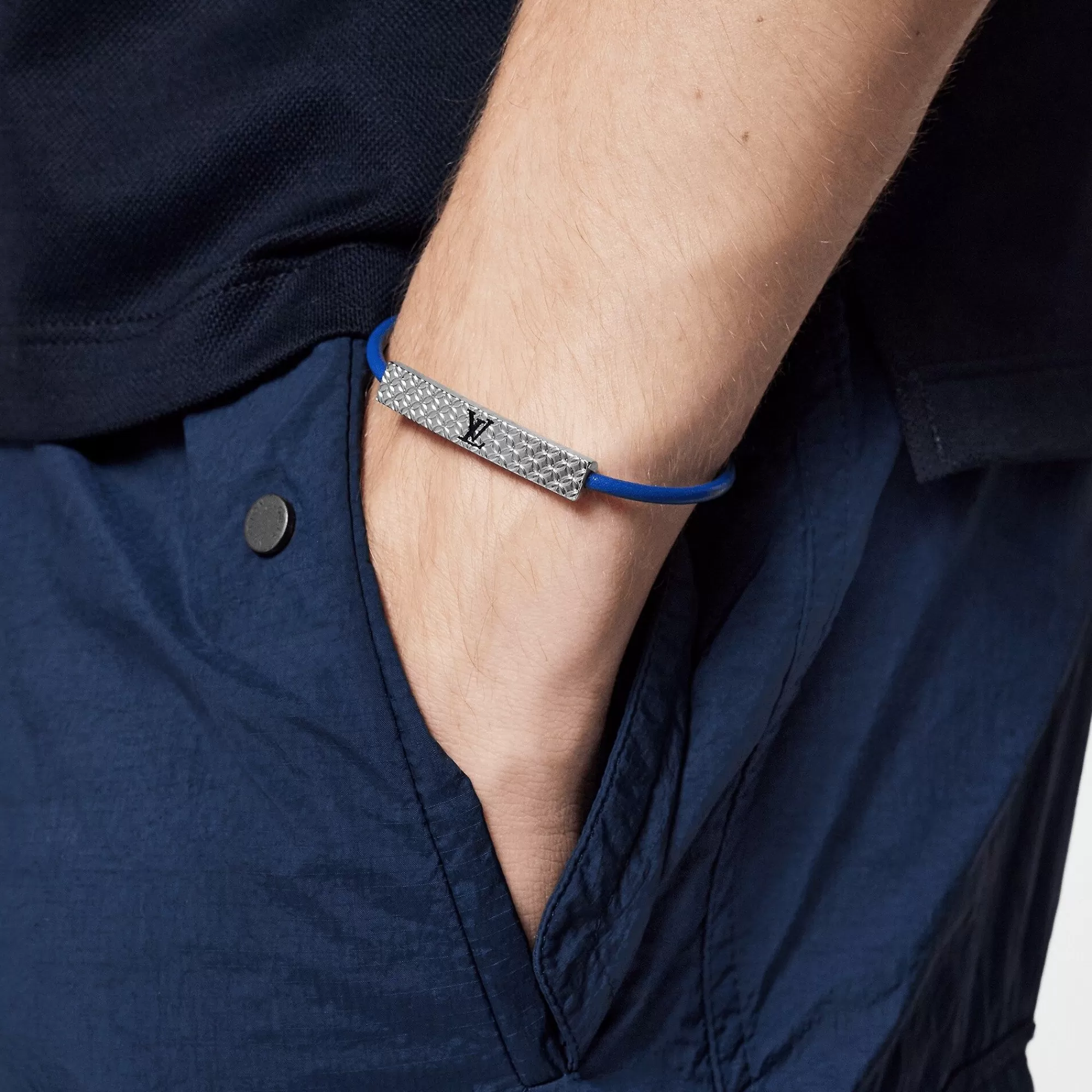 Flash Sale Louis Vuitton Champs Elysees Bracelet Navy Blue