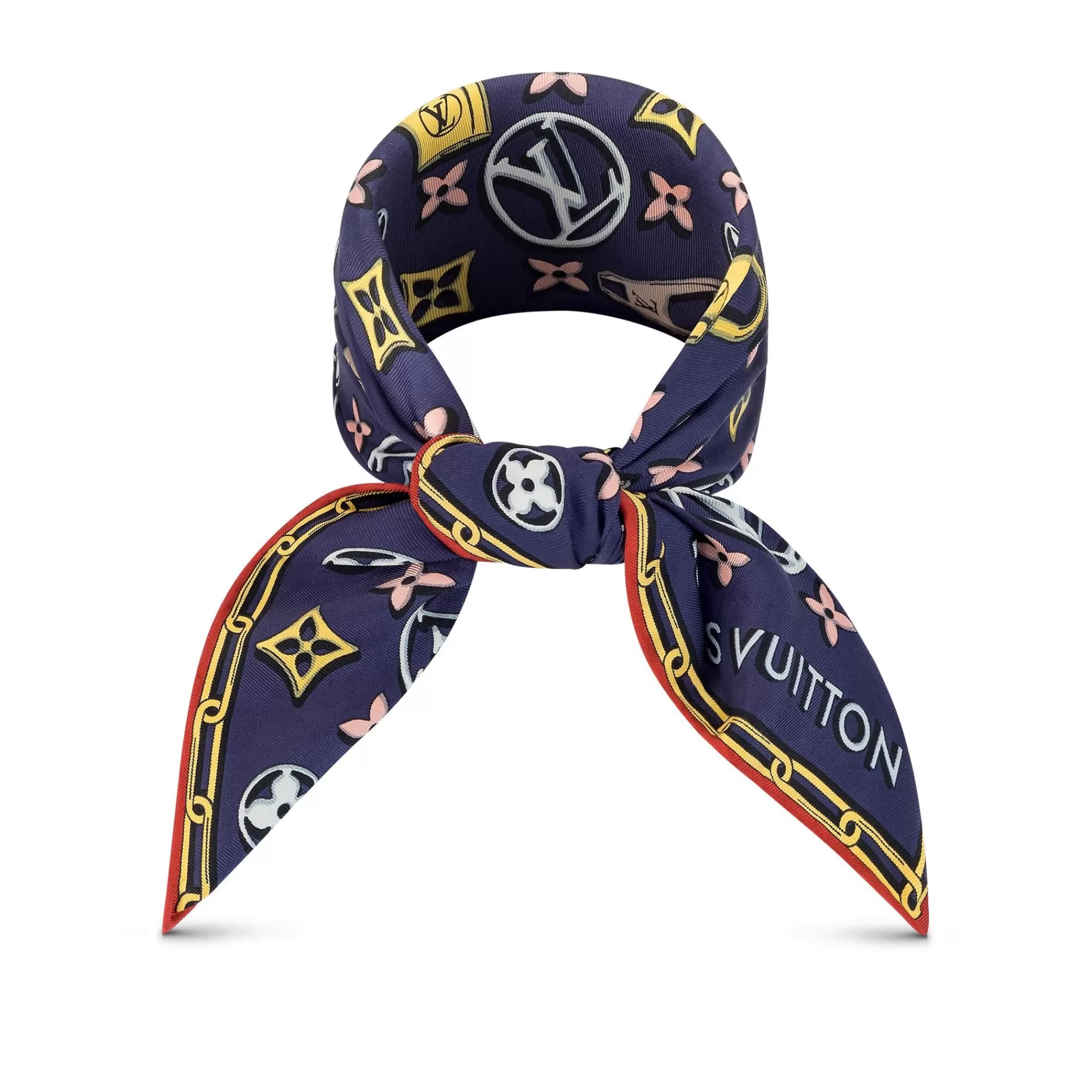 Shop Louis Vuitton Charming Monogram Square 45 Bleu Marine