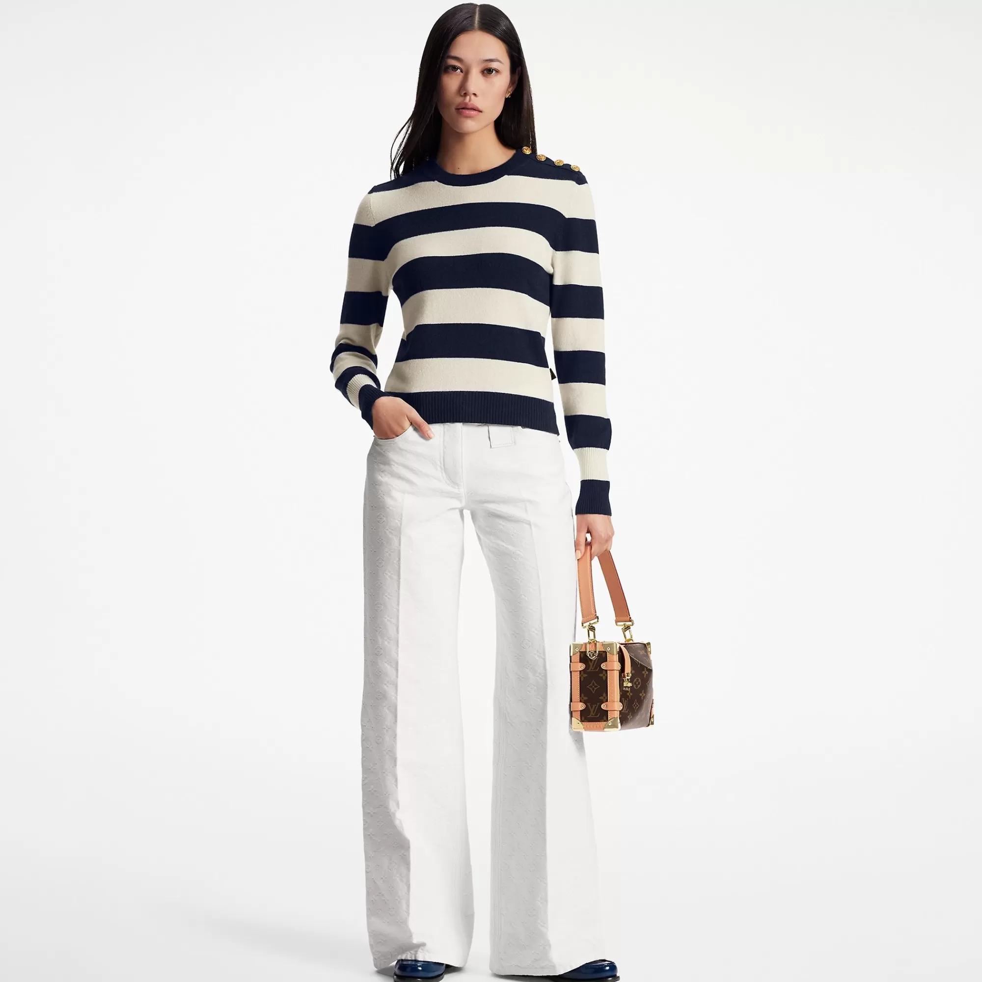 Sale Louis Vuitton Chunky Stripes Pullover