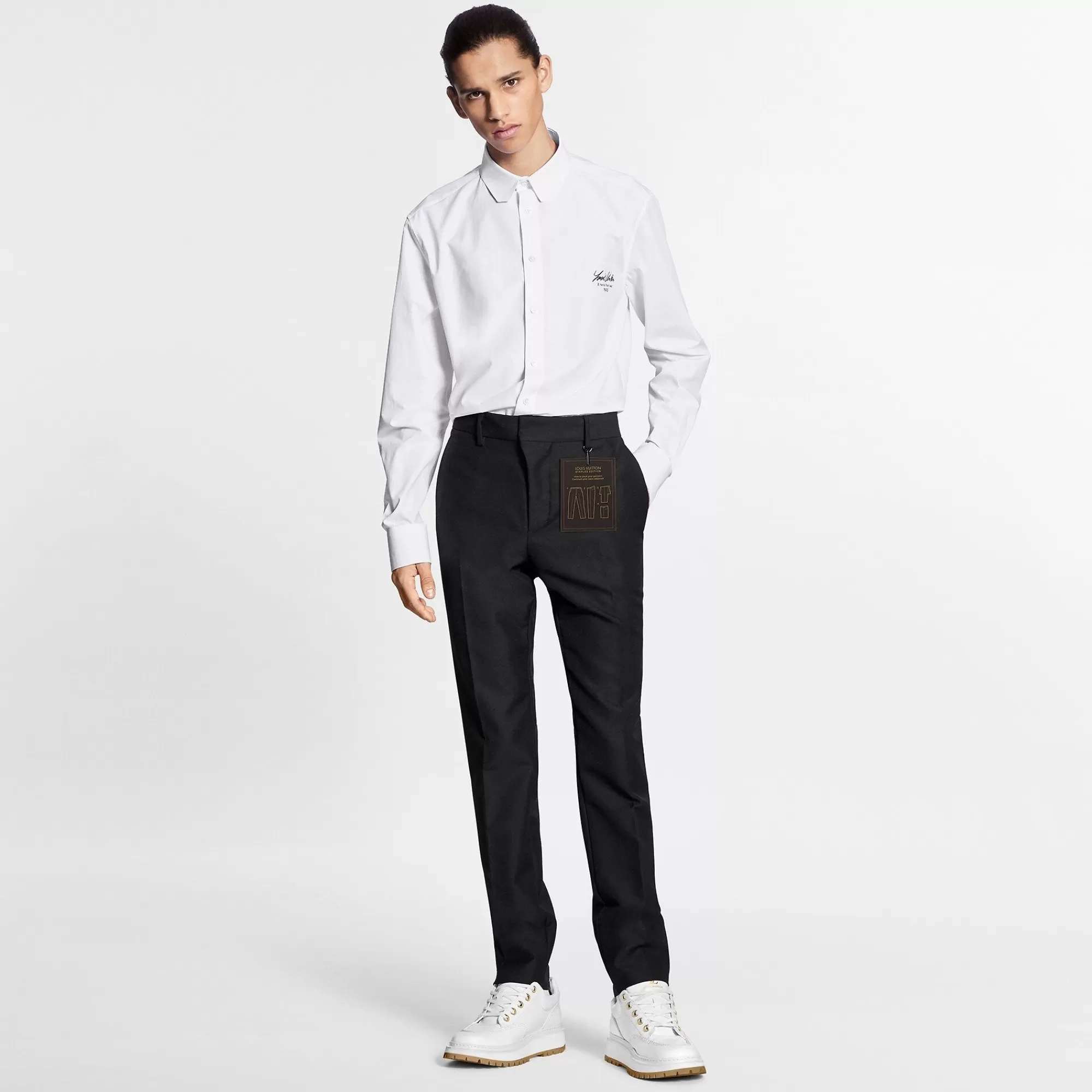 Fashion Louis Vuitton Cigarette Pants Black
