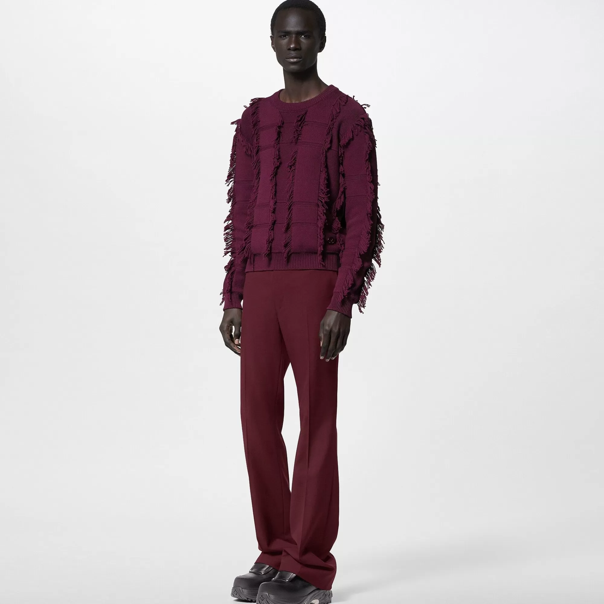 Hot Louis Vuitton Classic Wool And Silk Blend Pants