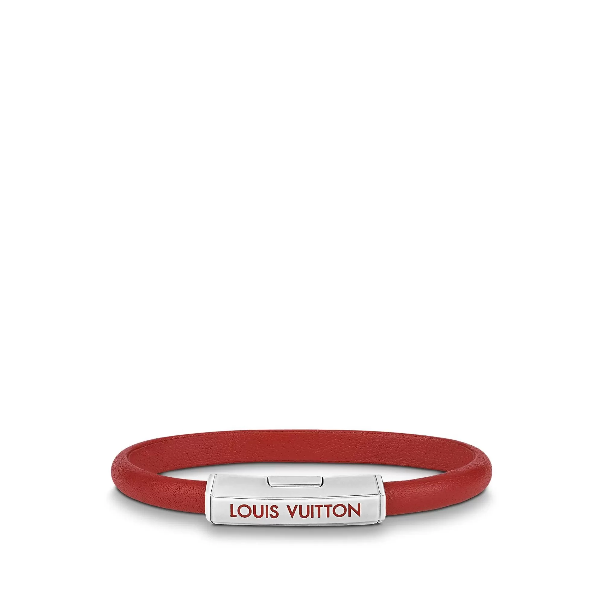 Shop Louis Vuitton Clip It Bracelet Red