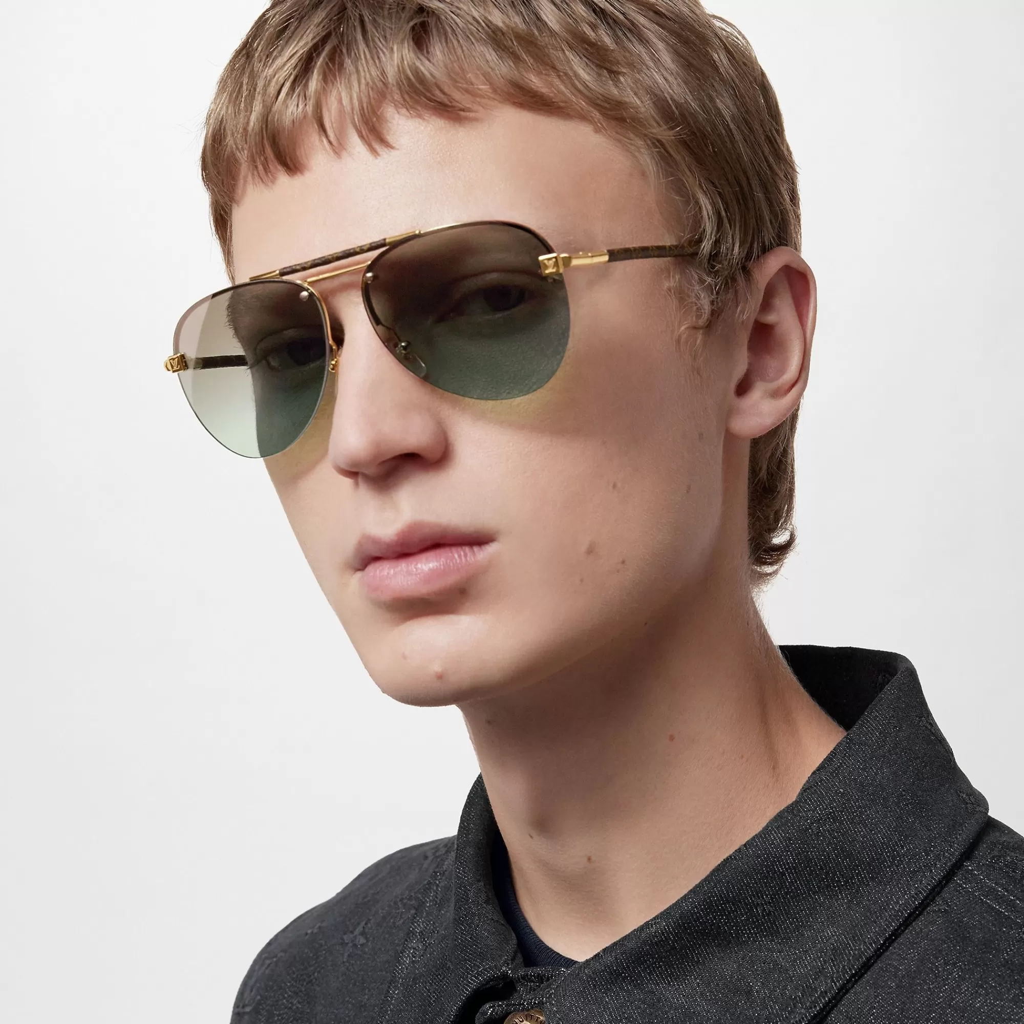 Hot Louis Vuitton Clockwise Canvas Sunglasses