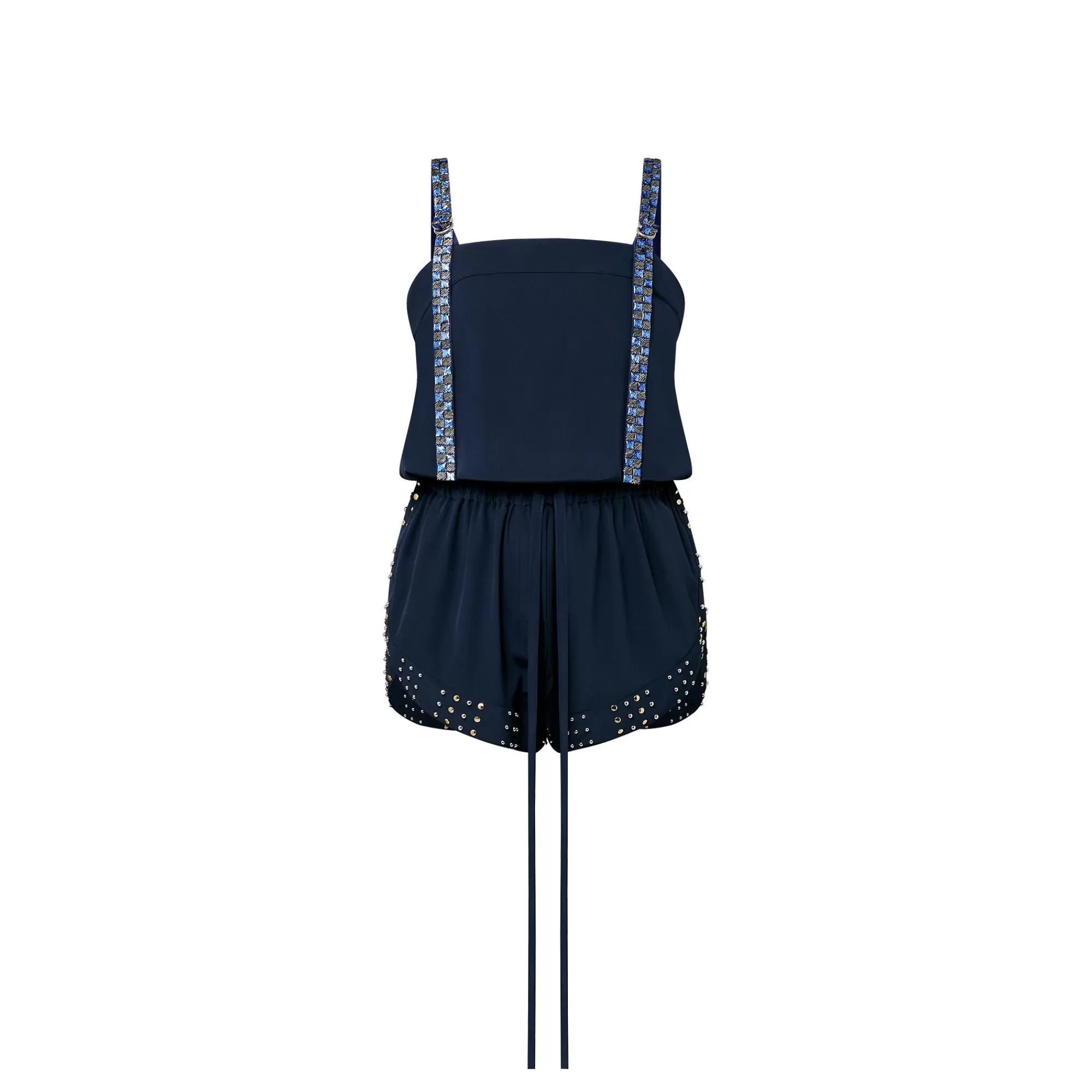 Cheap Louis Vuitton Clous Trim Playsuit