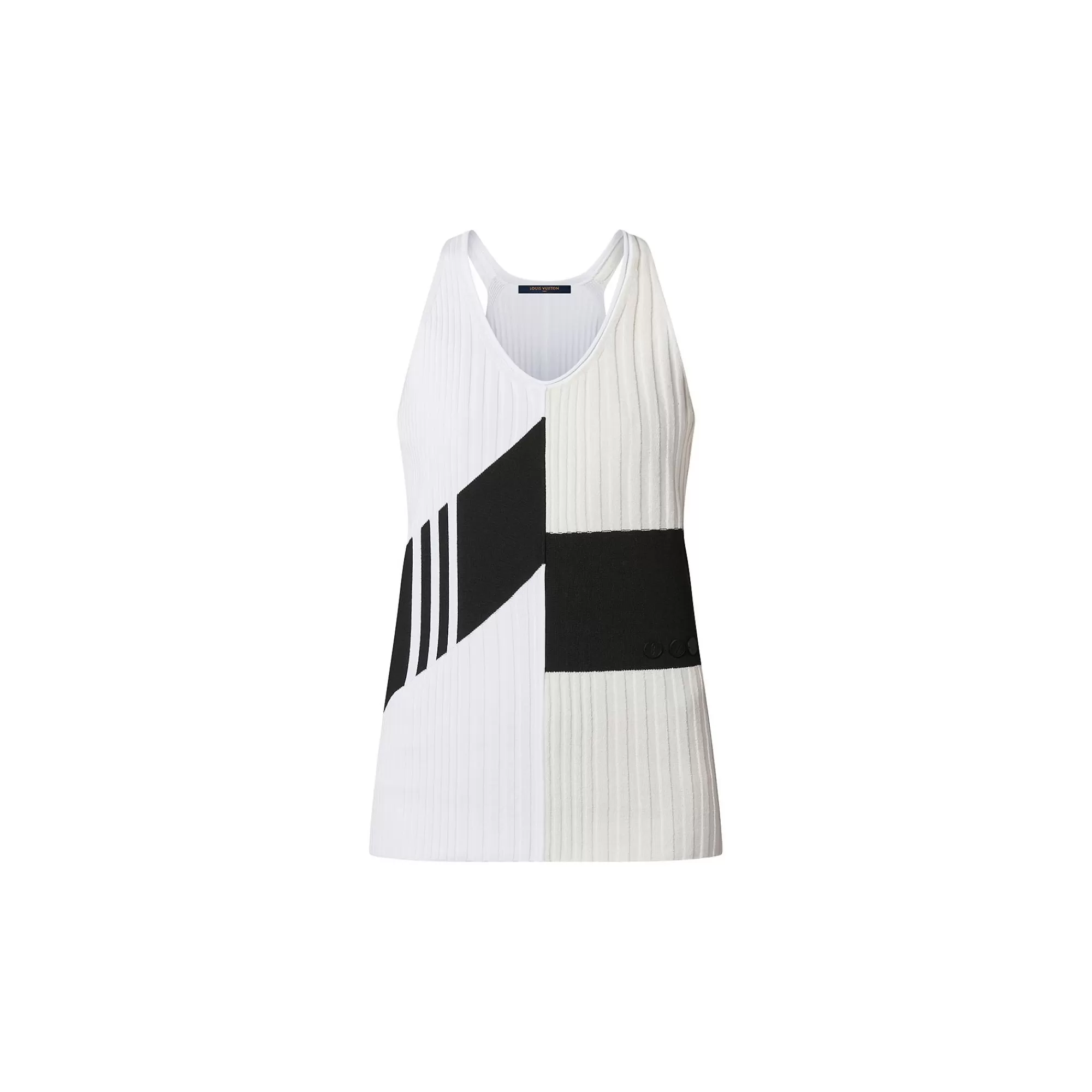 Best Sale Louis Vuitton Color-Blocked Knit Top