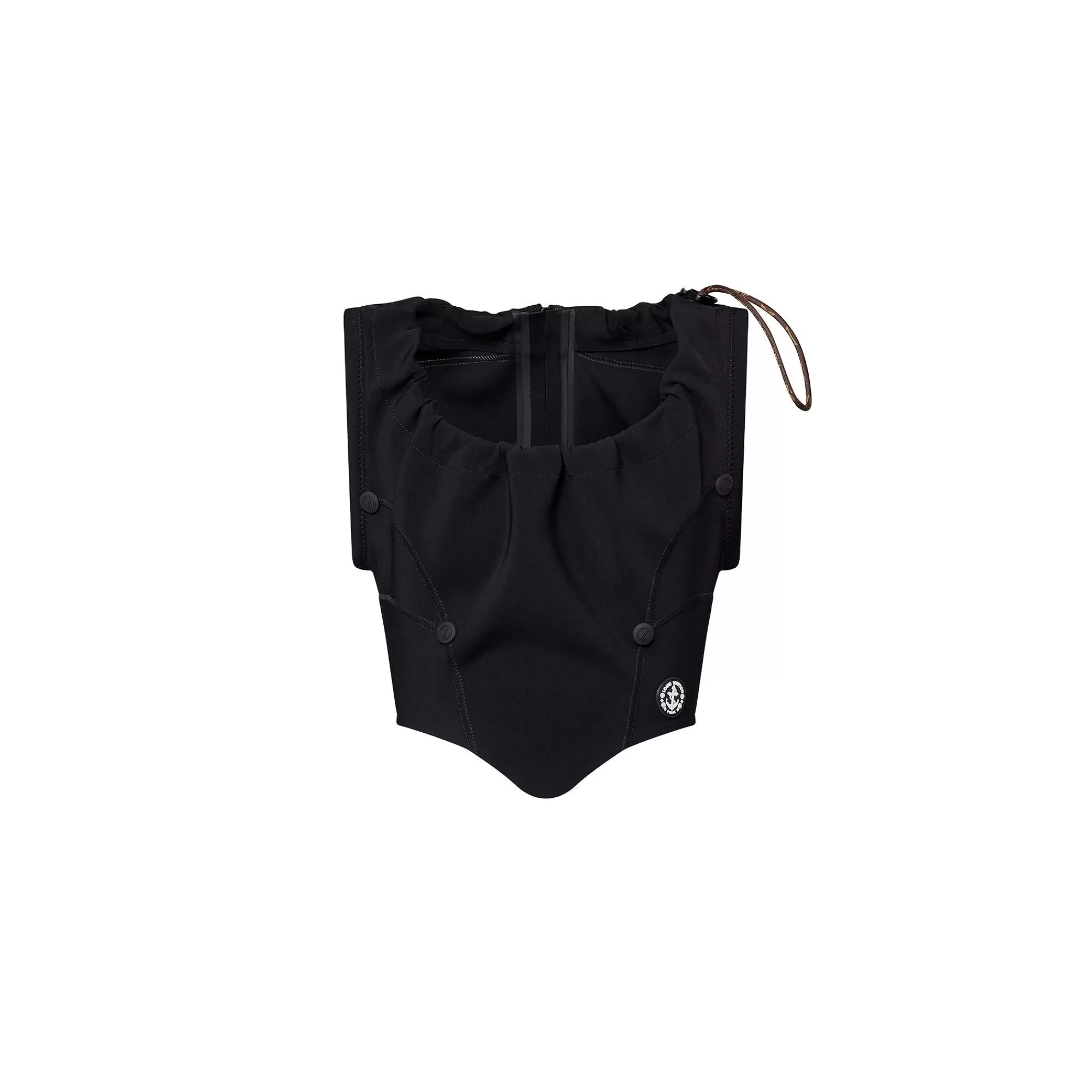 New Louis Vuitton Color-Blocked Scuba Top