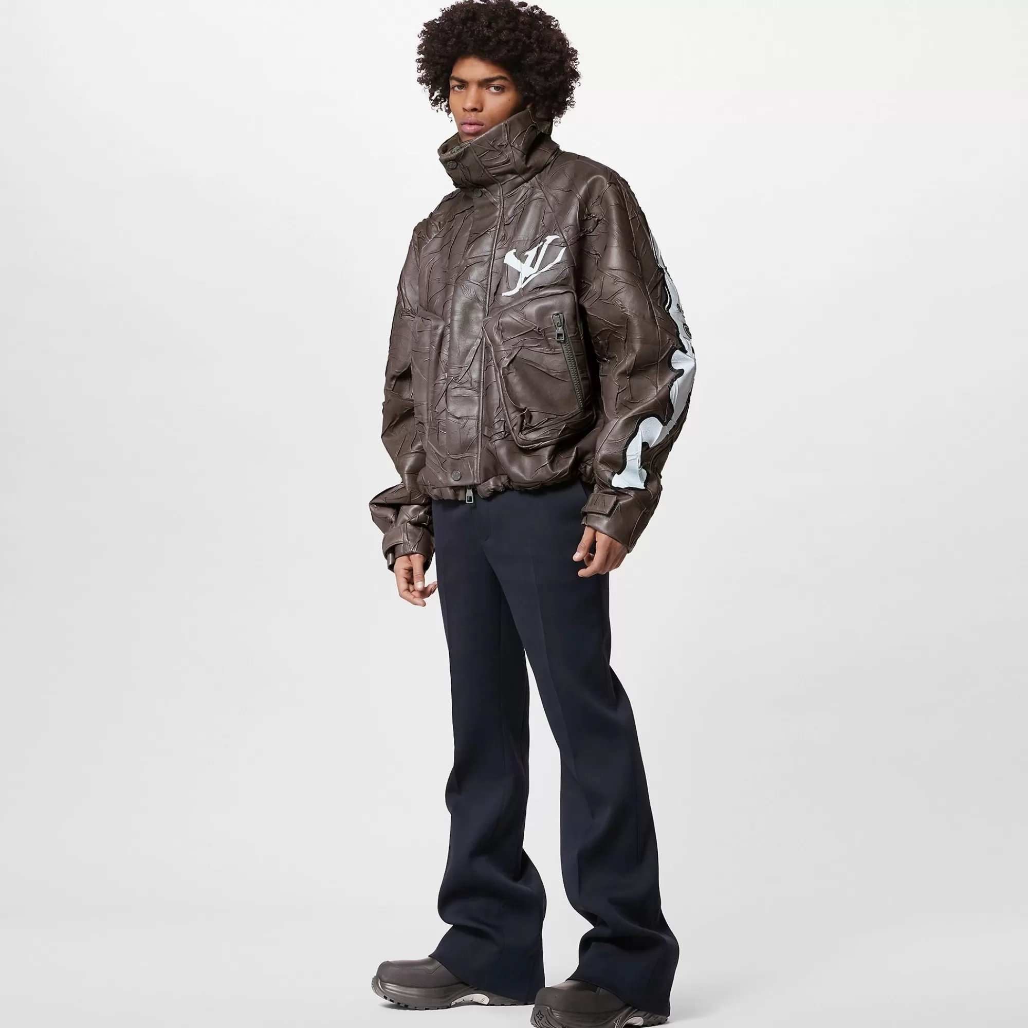 Best Louis Vuitton Compressed Leather Blouson