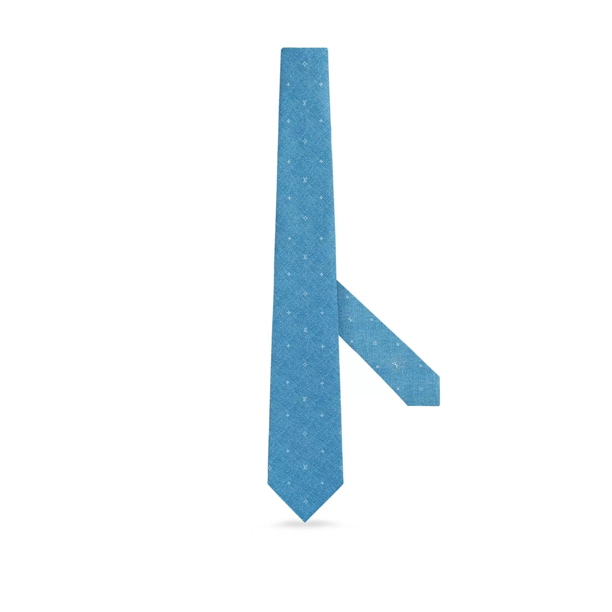 Flash Sale Louis Vuitton Constellation Denim Tie Sky Blue