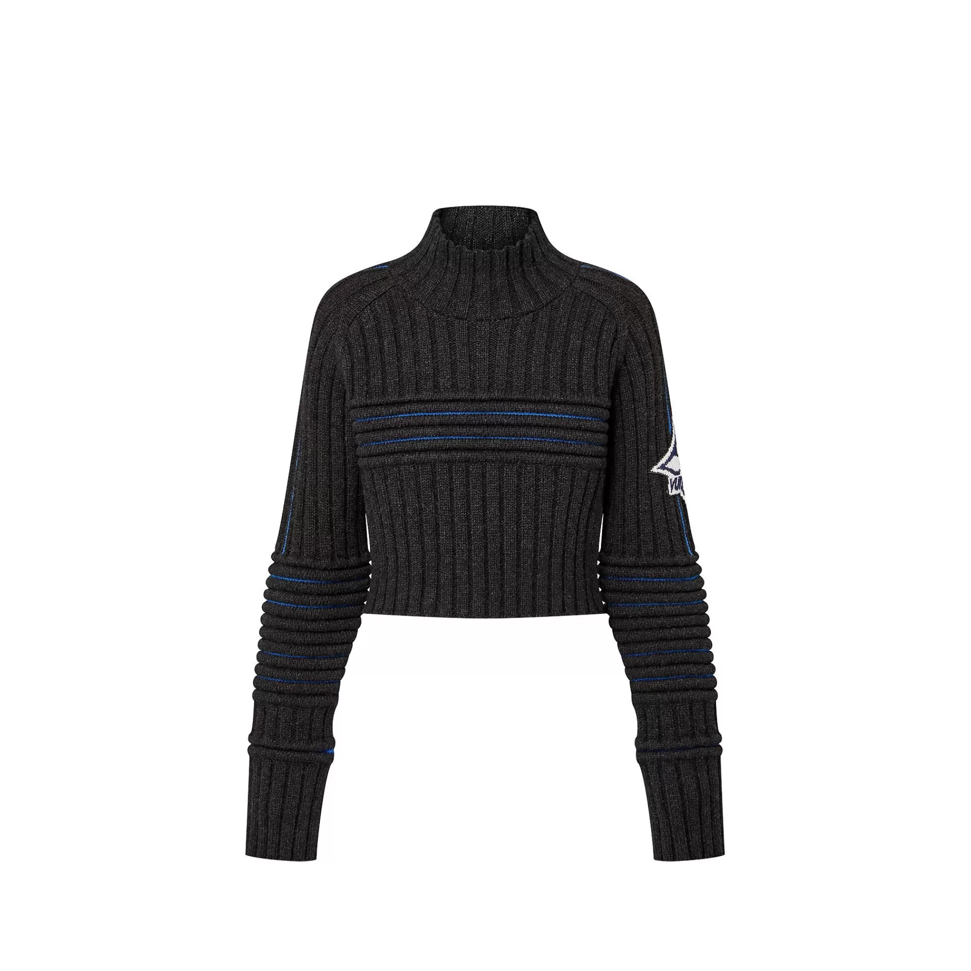 Sale Louis Vuitton Contrast Accent Cropped Pullover