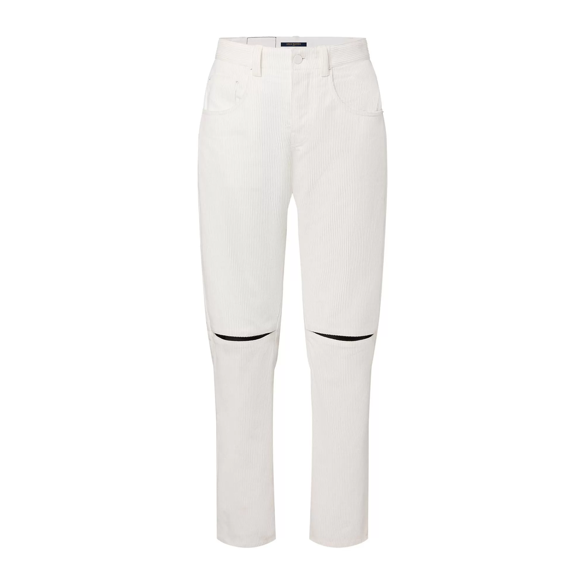 Fashion Louis Vuitton Corduroy Slit Pants