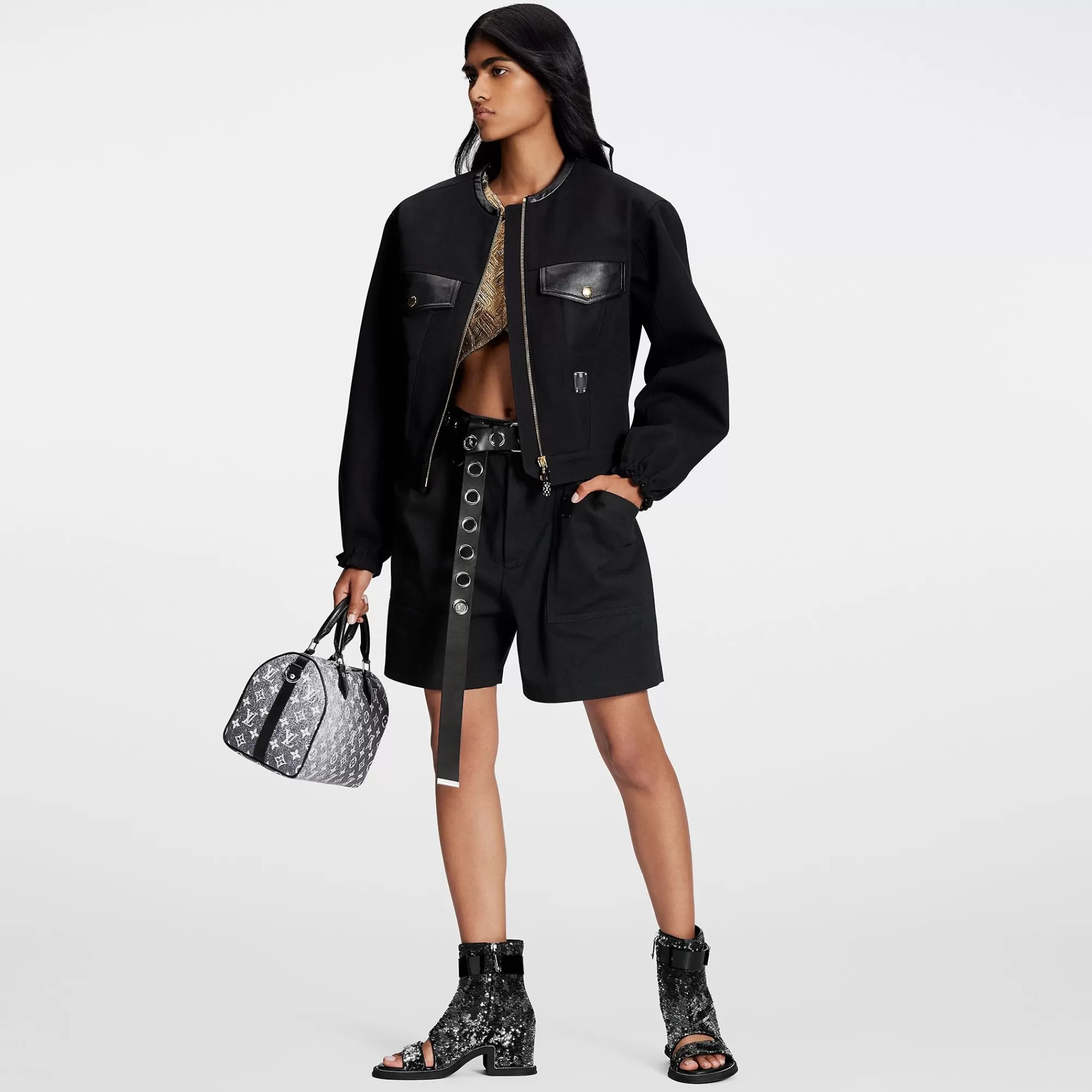 Store Louis Vuitton Cotton Drill Frill Sleeve Jacket