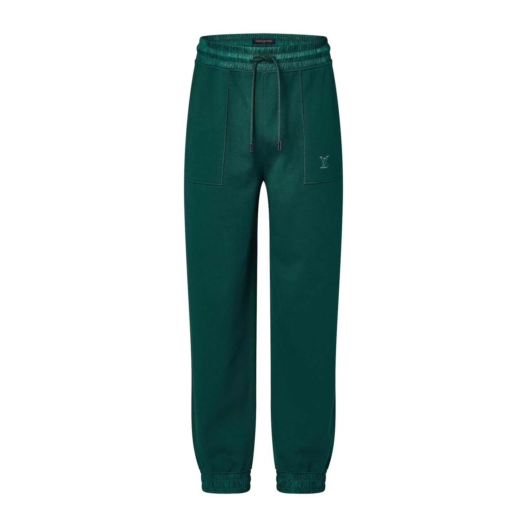 Fashion Louis Vuitton Cotton Jogpants Pine Green
